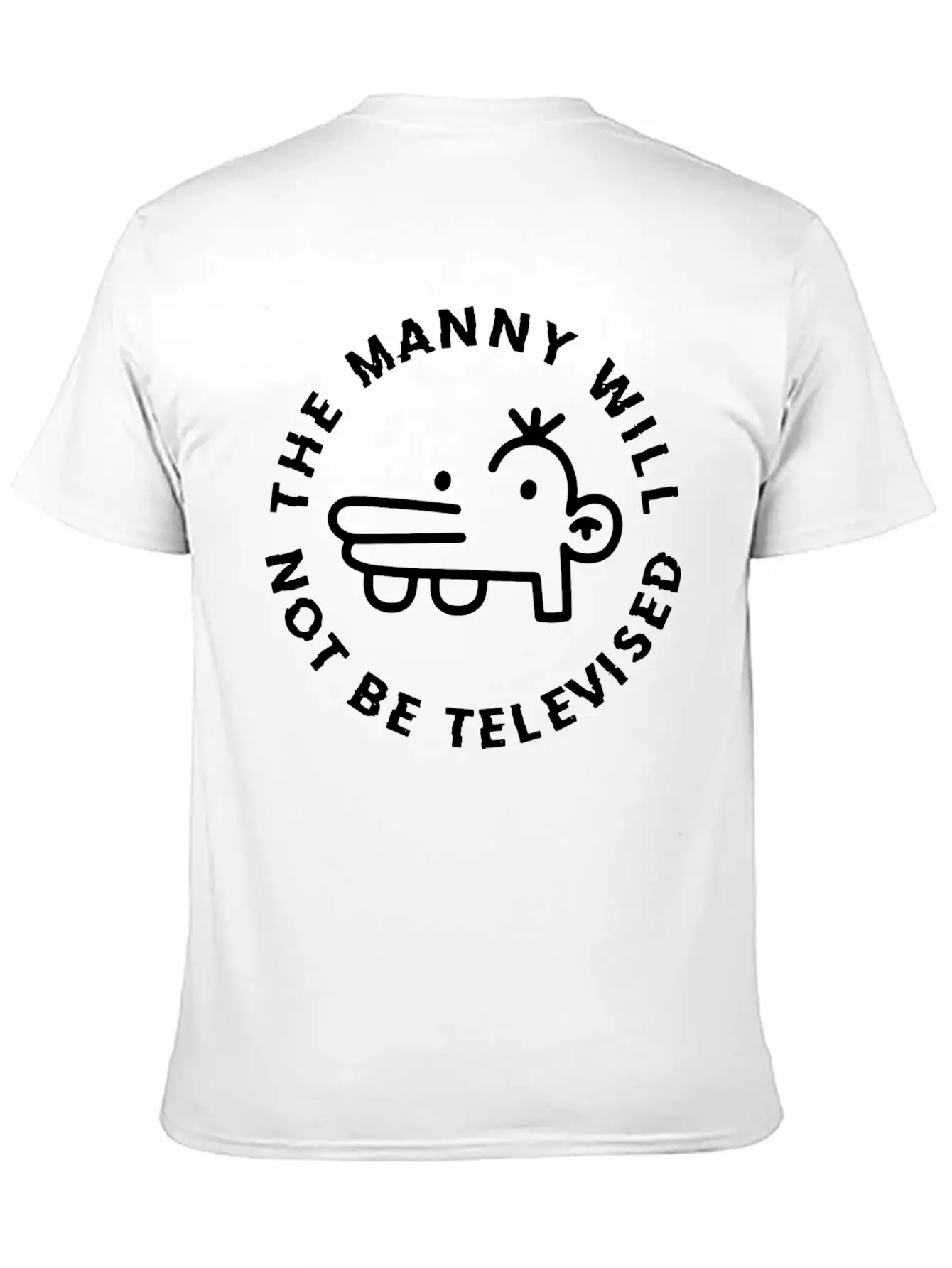 The Manny Will Not Be Televised Essential Unisex Summer Tee – Soft Cotton Casual Fit