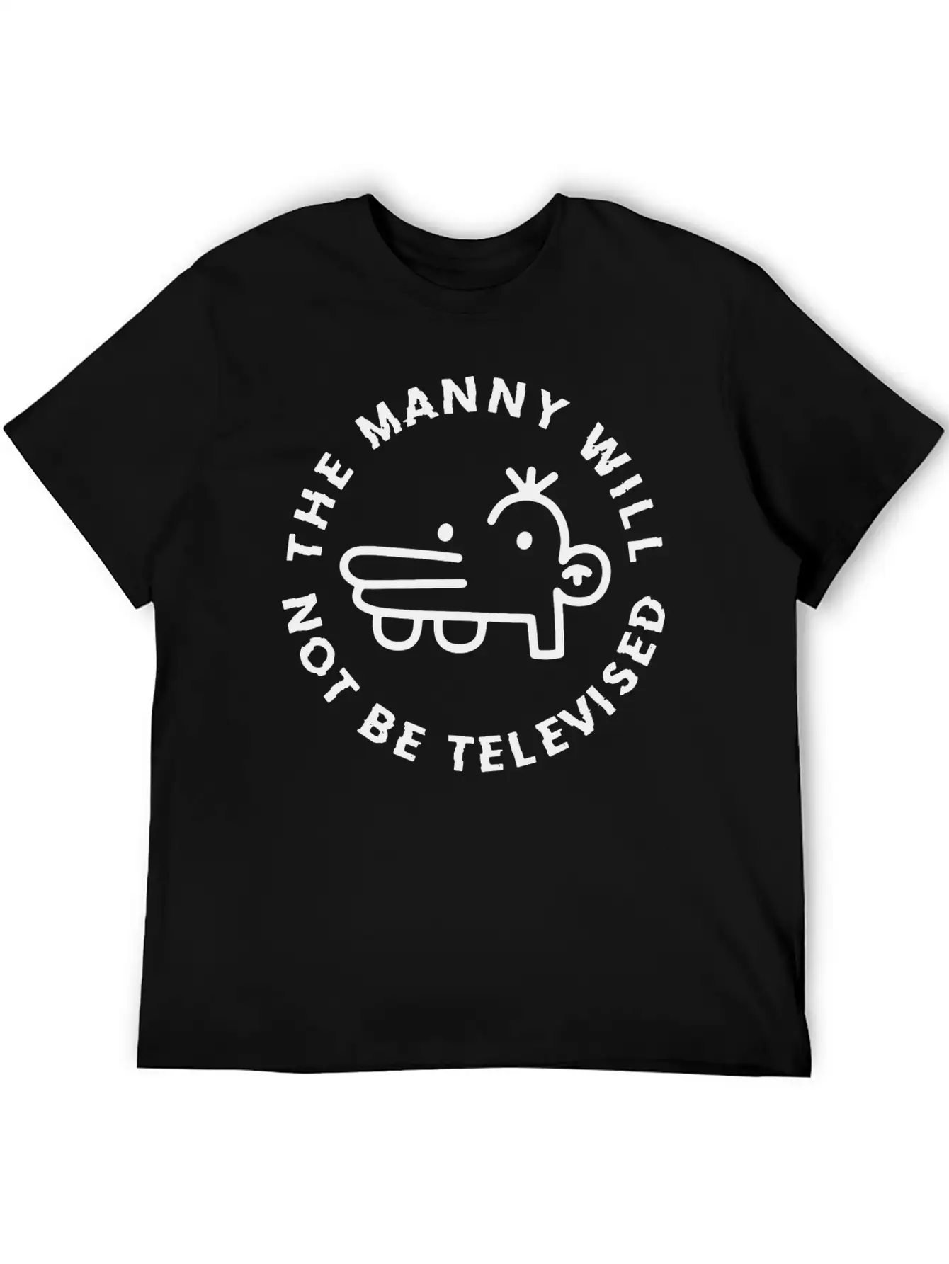 The Manny Will Not Be Televised Essential Unisex Summer Tee – Soft Cotton Casual Fit