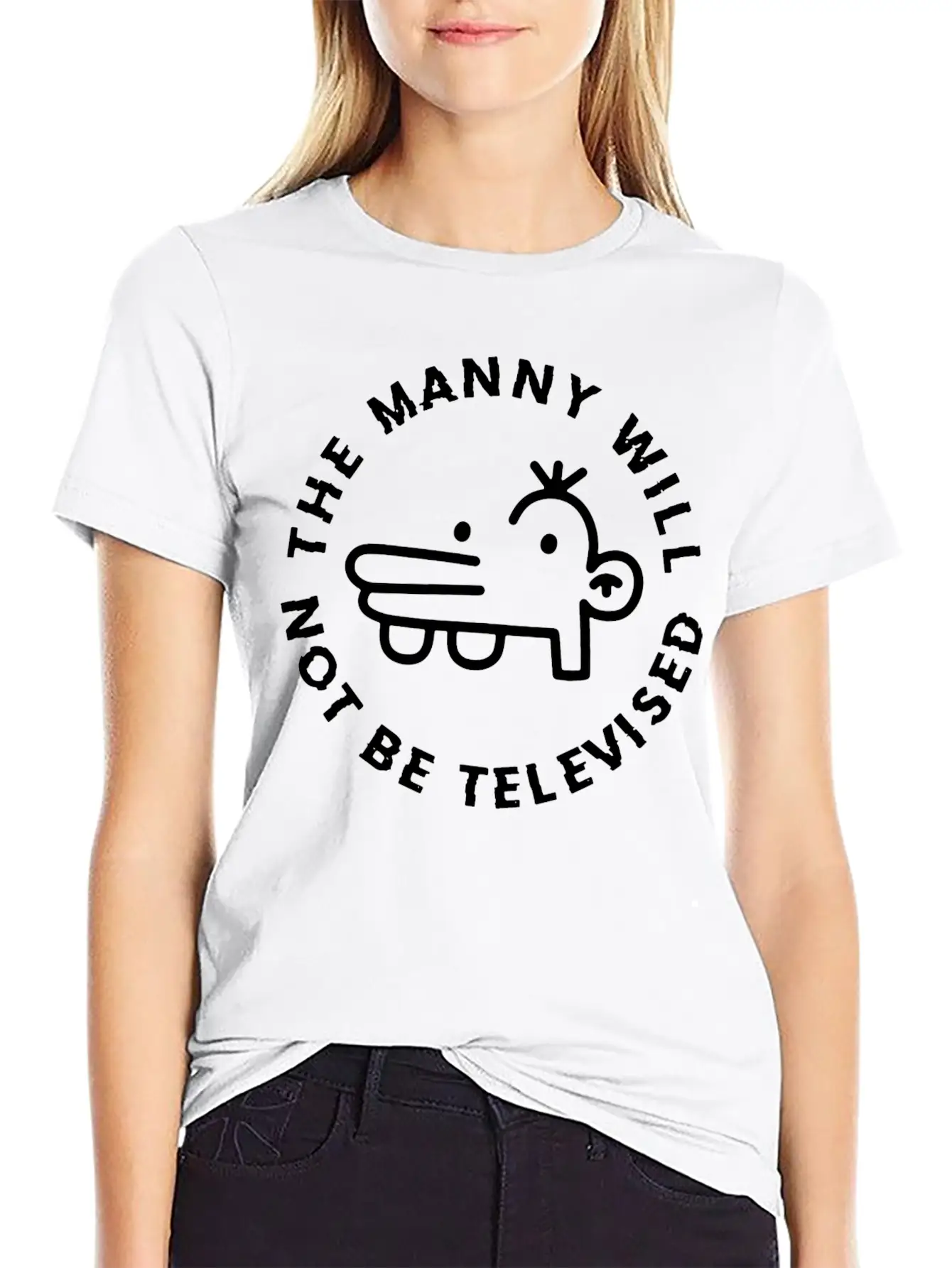 The Manny Will Not Be Televised Essential Unisex Summer Tee – Soft Cotton Casual Fit