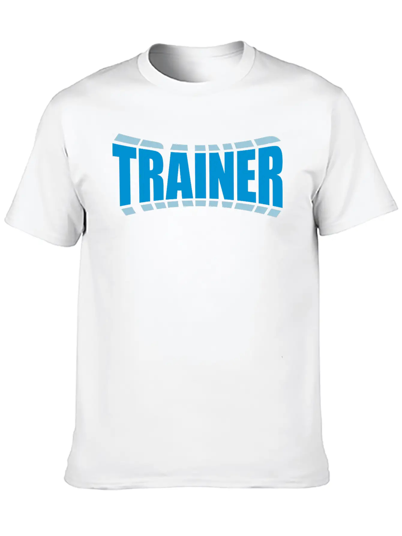 Trainer Logo Design Casual Graphic T-Shirt – Simple And Comfortable Daily Wear