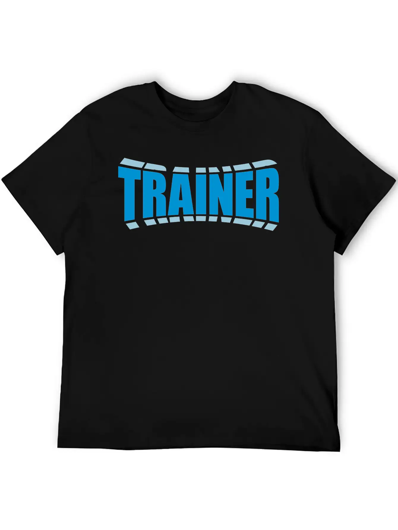 Trainer Logo Design Casual Graphic T-Shirt – Simple And Comfortable Daily Wear