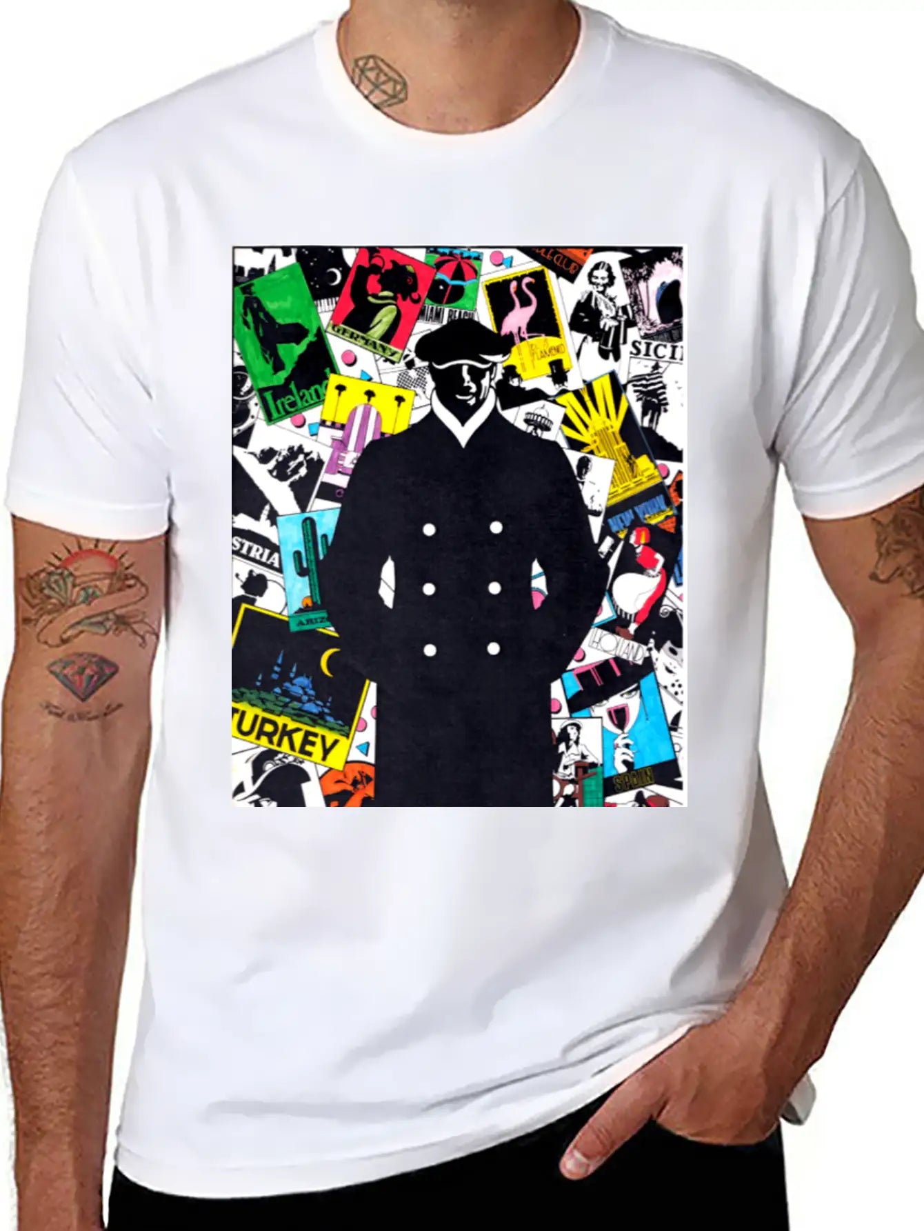 Travelin Man Casual Graphic T-Shirt – Simple And Comfortable Daily Wear