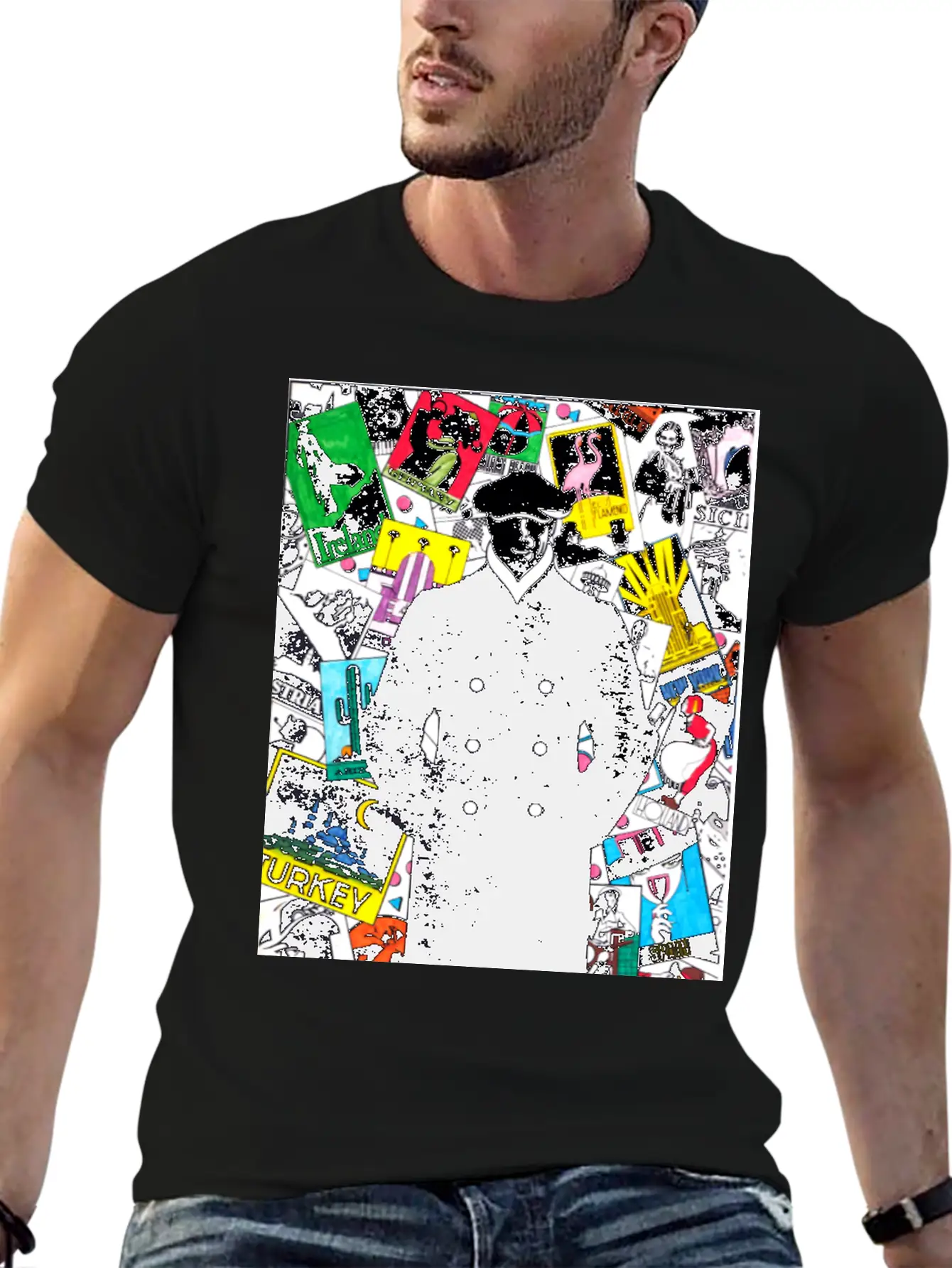 Travelin Man Casual Graphic T-Shirt – Simple And Comfortable Daily Wear