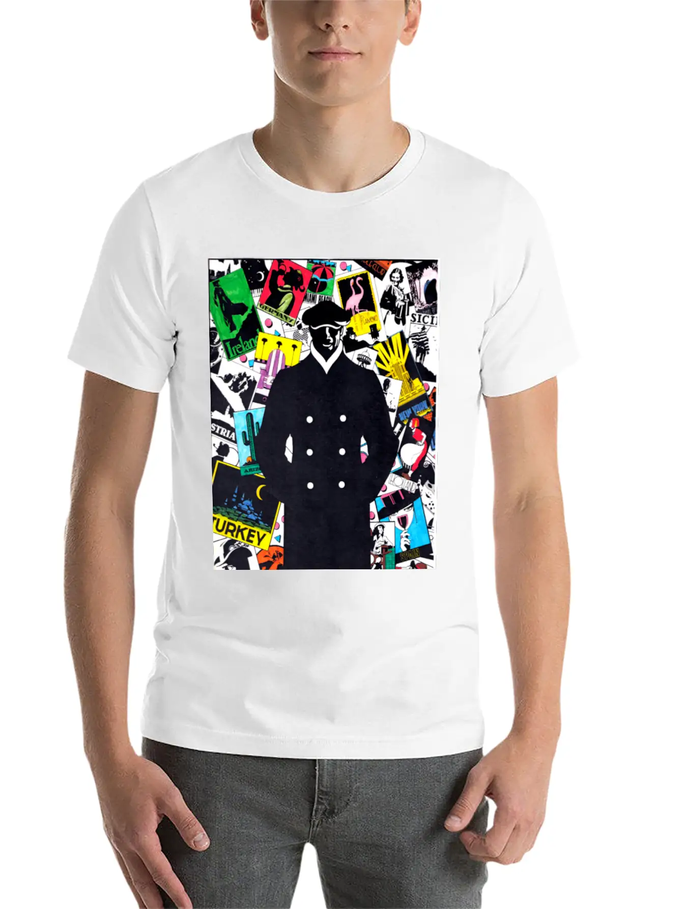 Travelin Man Casual Graphic T-Shirt – Simple And Comfortable Daily Wear