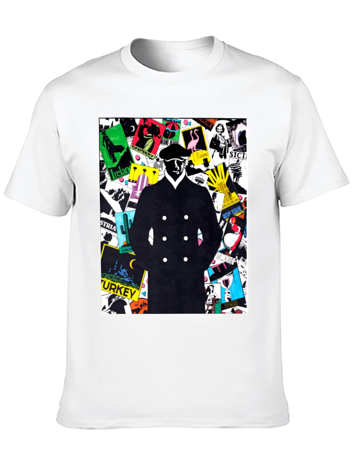 Travelin Man Casual Graphic T-Shirt – Simple And Comfortable Daily Wear
