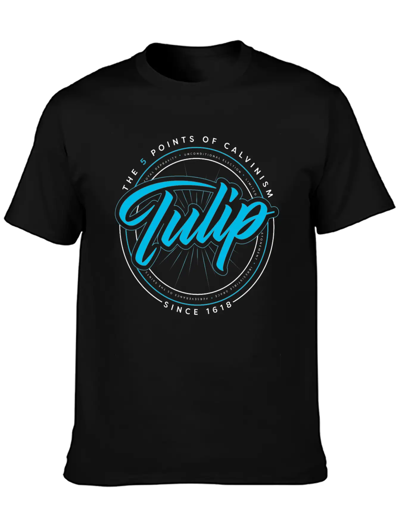 TULIP A Calvinist Christian Tshirt Casual Graphic T-Shirt – Simple And Comfortable Daily Wear