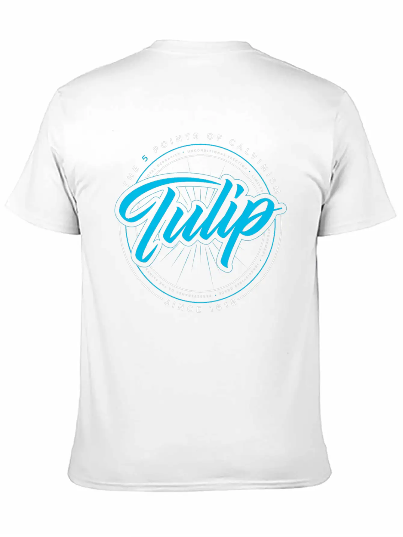 TULIP A Calvinist Christian Tshirt Casual Graphic T-Shirt – Simple And Comfortable Daily Wear
