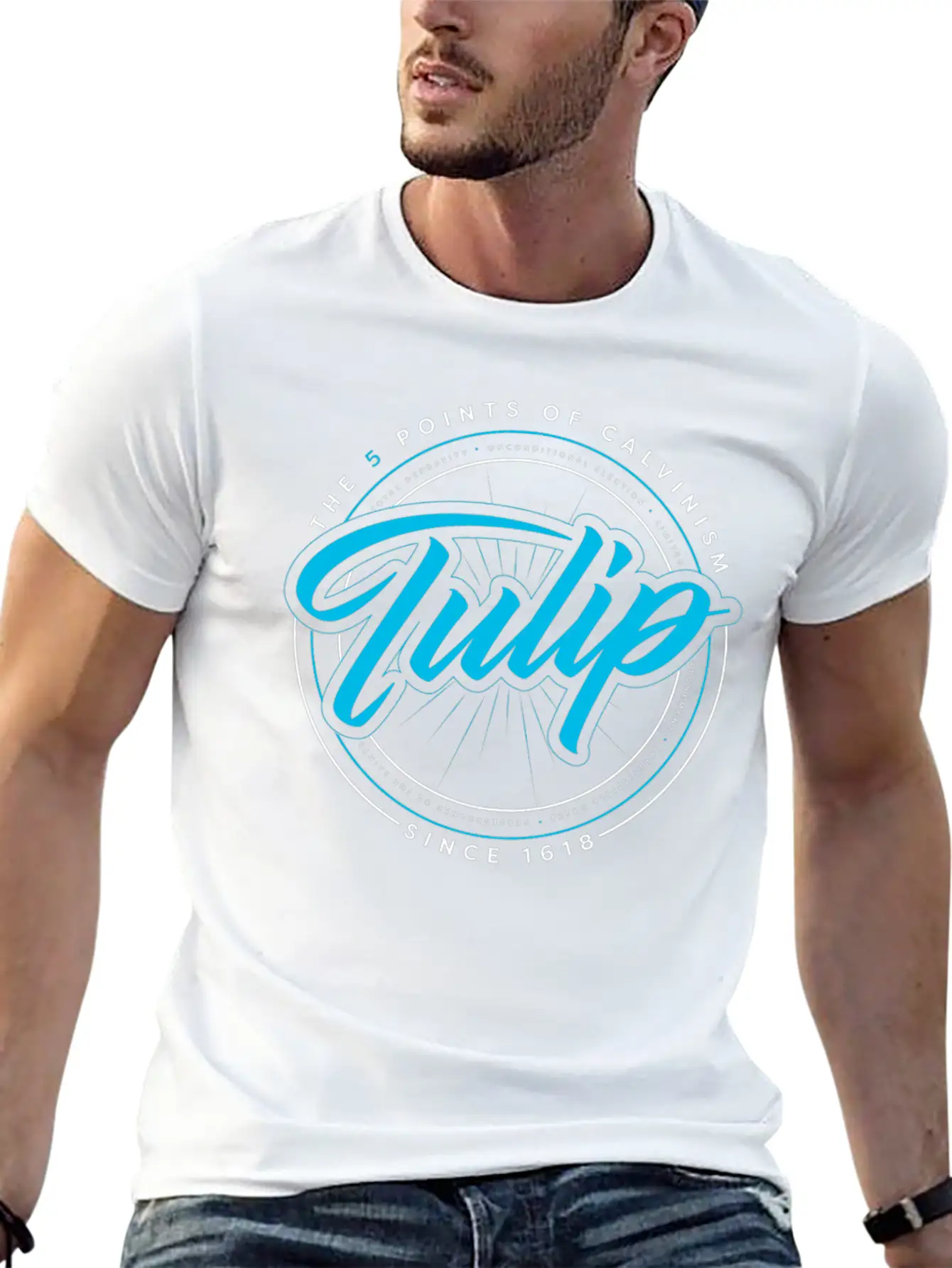 TULIP A Calvinist Christian Tshirt Casual Graphic T-Shirt – Simple And Comfortable Daily Wear