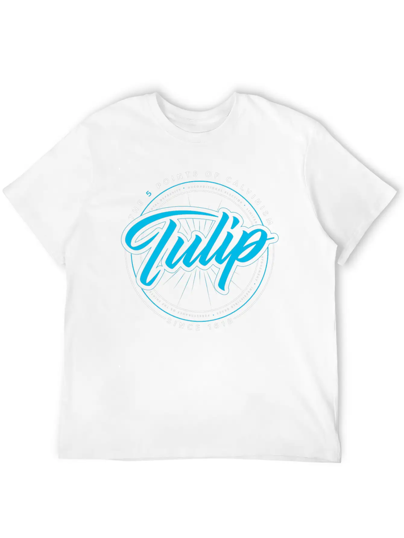 TULIP A Calvinist Christian Tshirt Casual Graphic T-Shirt – Simple And Comfortable Daily Wear