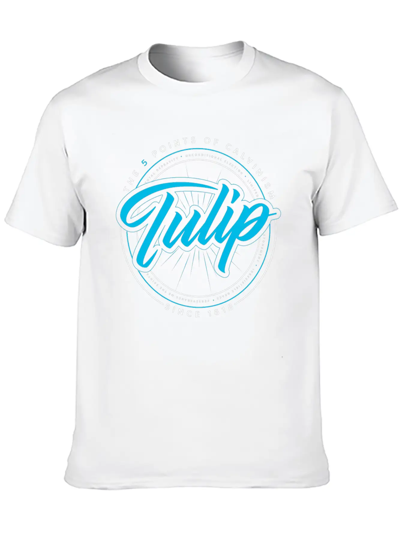 TULIP A Calvinist Christian Tshirt Casual Graphic T-Shirt – Simple And Comfortable Daily Wear