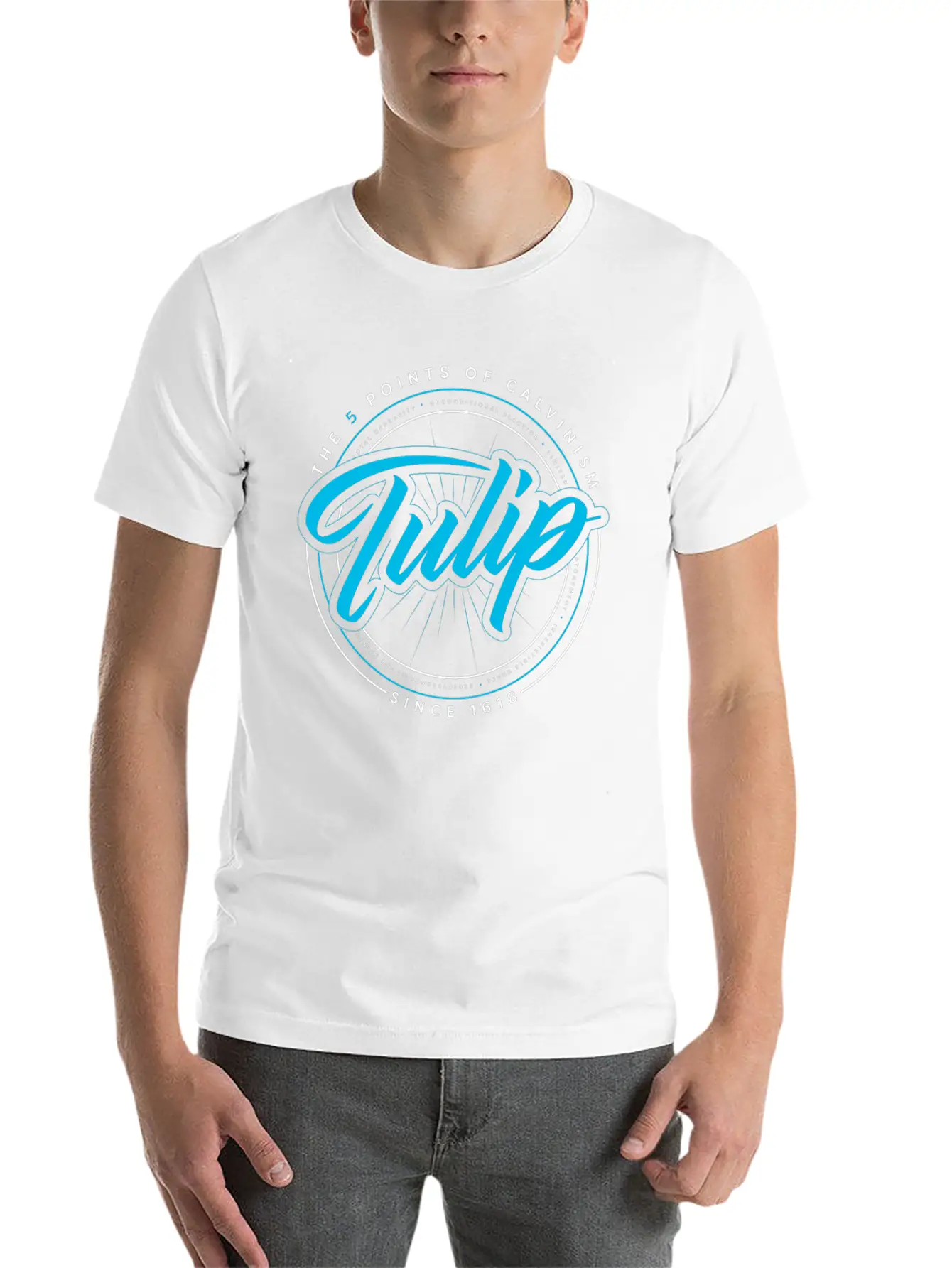 TULIP A Calvinist Christian Tshirt Casual Graphic T-Shirt – Simple And Comfortable Daily Wear