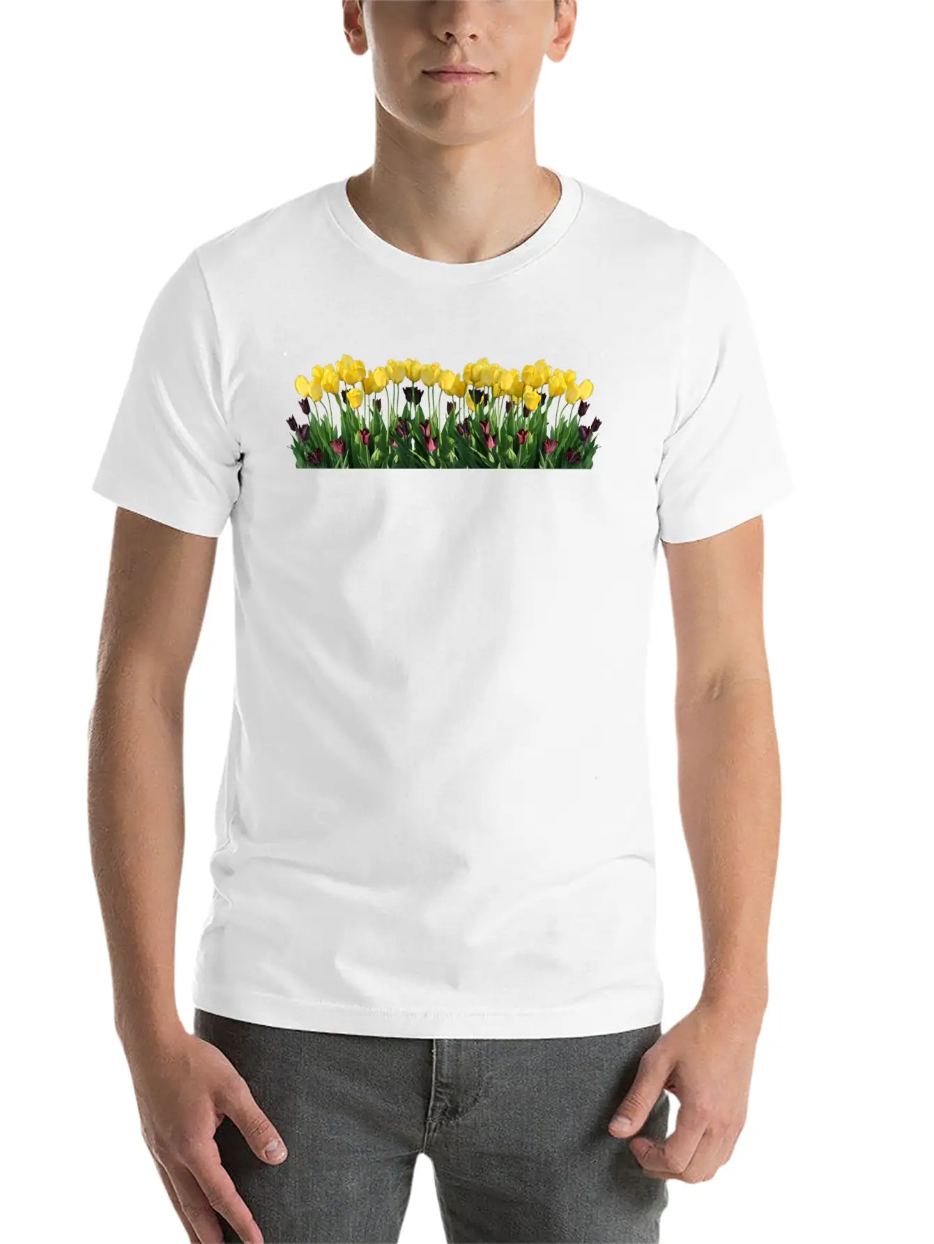 Tulips Tulpen Blumen Flowers Spring Fruehling Casual Graphic T-Shirt – Simple And Comfortable Daily Wear