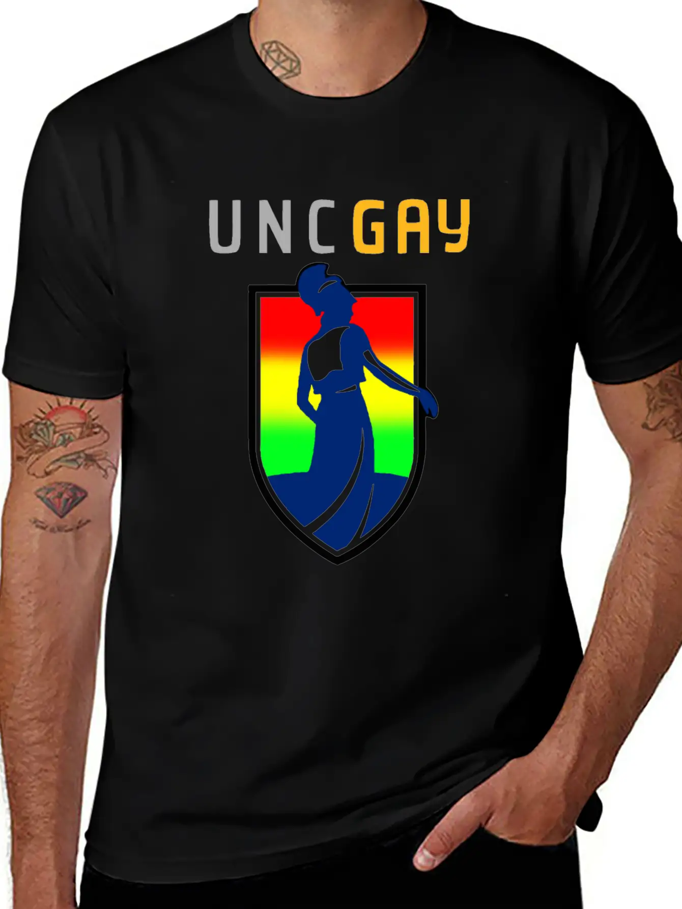 UNCGAY Classic T Shirt Casual Graphic T-Shirt – Simple And Comfortable Daily Wear