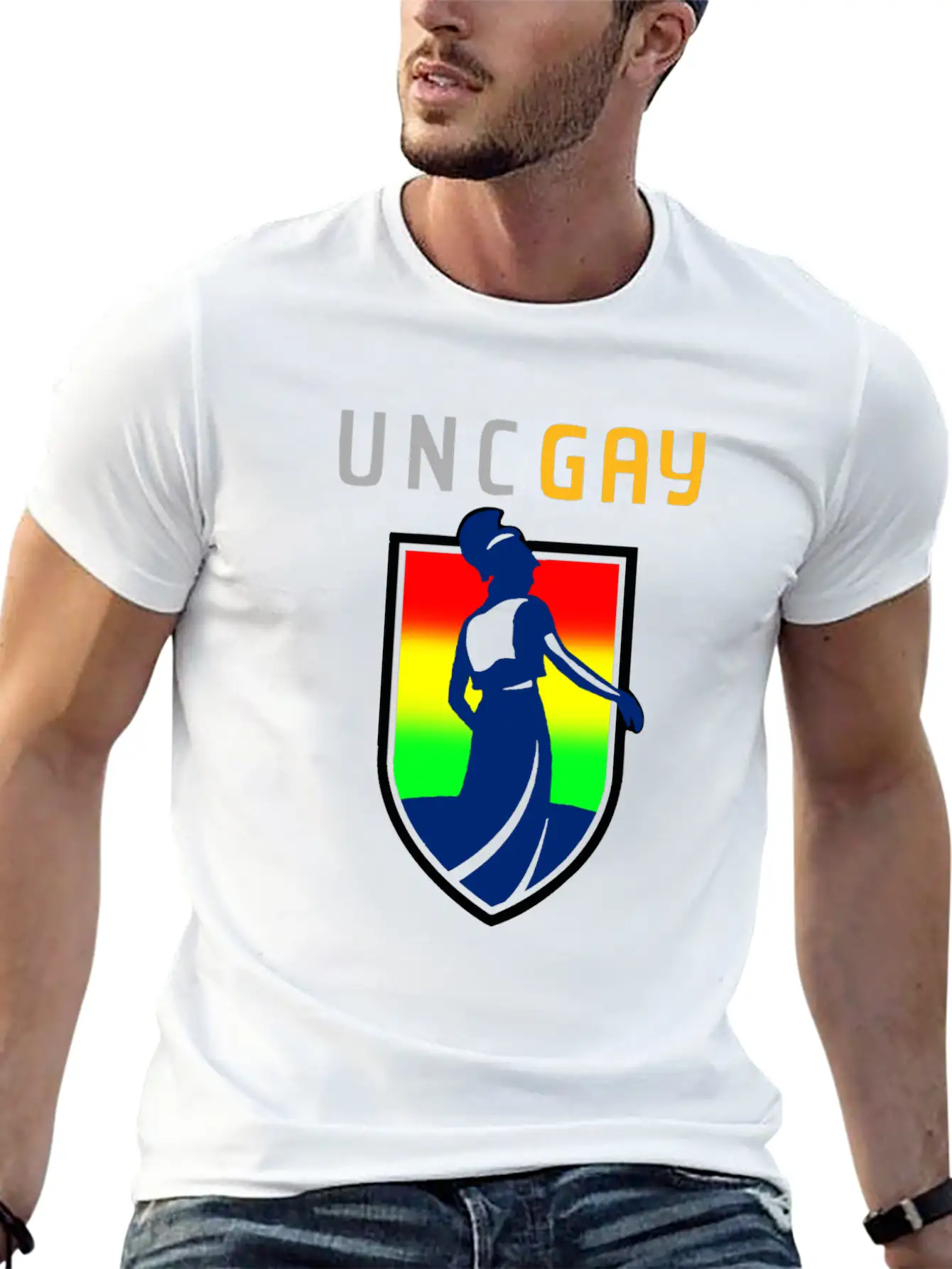 UNCGAY Classic T Shirt Casual Graphic T-Shirt – Simple And Comfortable Daily Wear