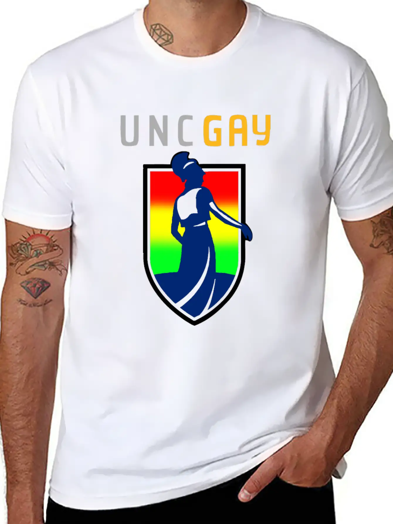 UNCGAY Classic T Shirt Casual Graphic T-Shirt – Simple And Comfortable Daily Wear