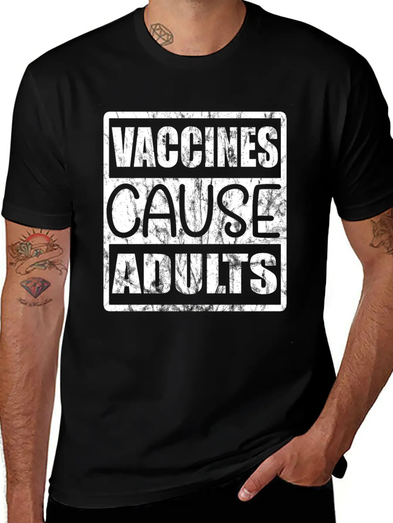 Vaccines Cause Adults T-Shirt Vaccination Classic Cotton Tee – Unisex Comfort For Any Season