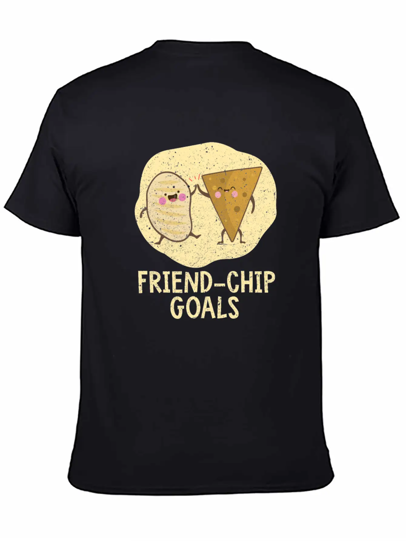 Valentines Day Friend-Chip Goals Essential Unisex Summer Tee – Soft Cotton Casual Fit