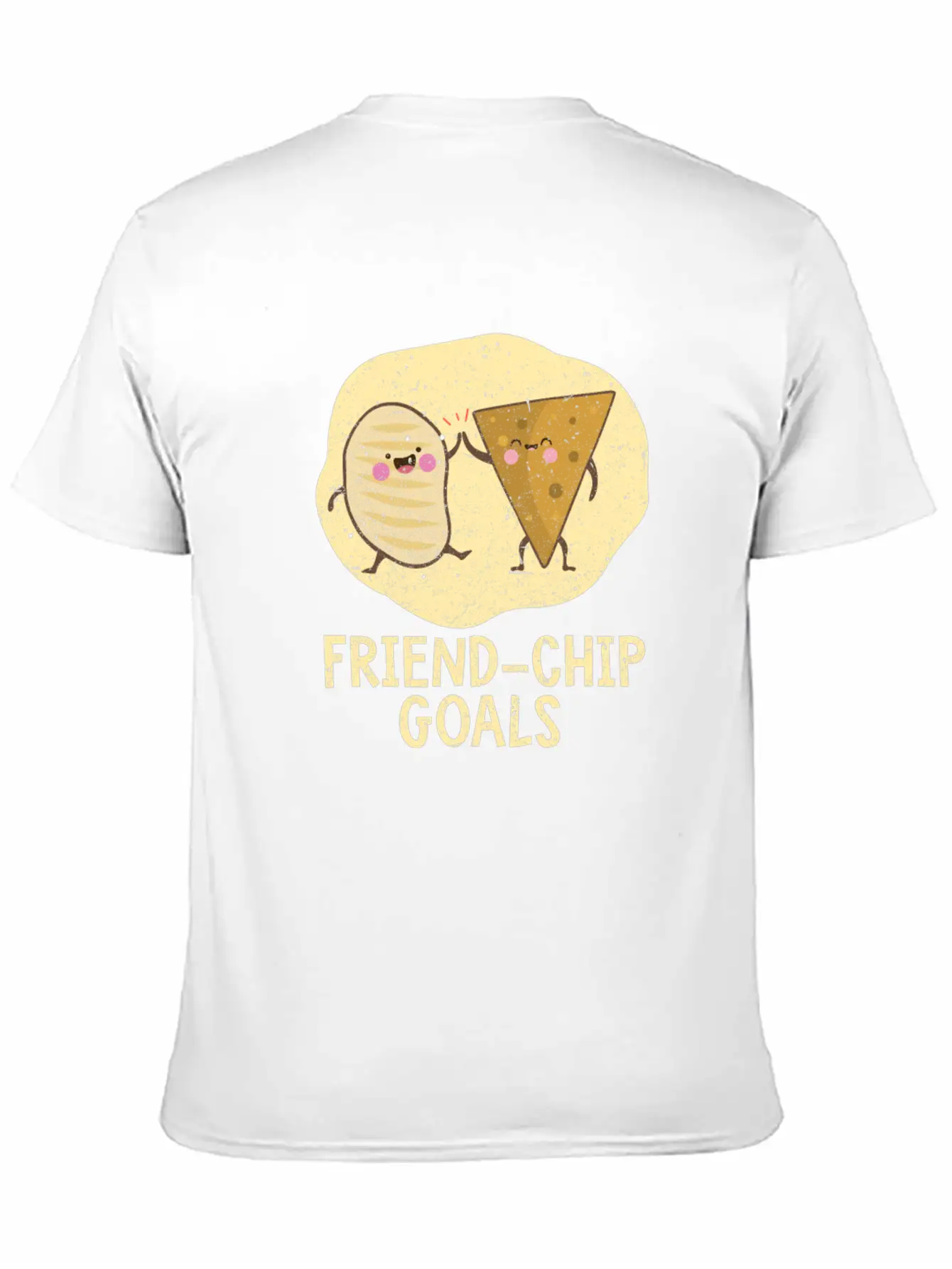 Valentines Day Friend-Chip Goals Essential Unisex Summer Tee – Soft Cotton Casual Fit