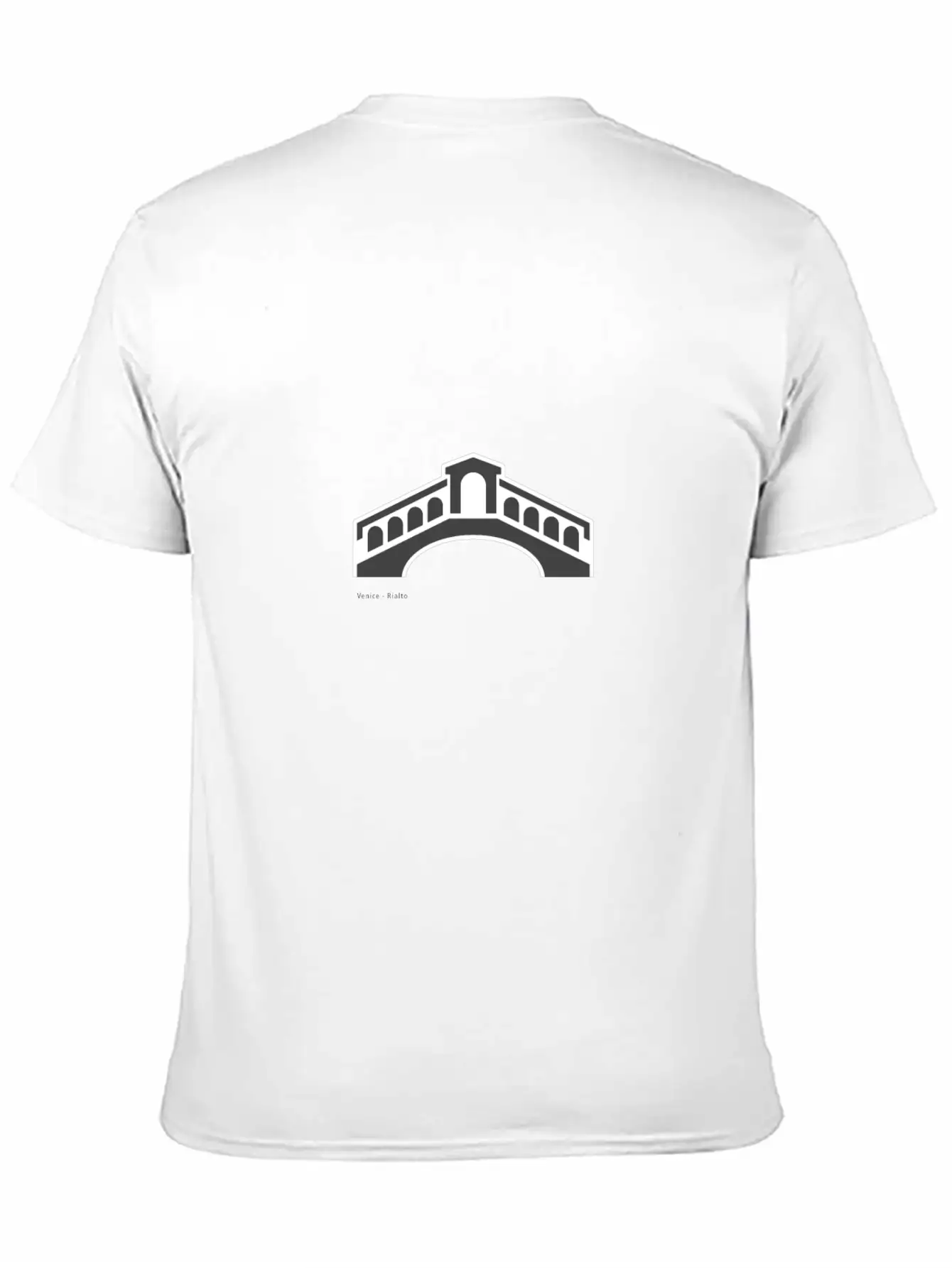 Venice Rialto Bridge City Icon Casual Graphic T-Shirt – Simple And Comfortable Daily Wear