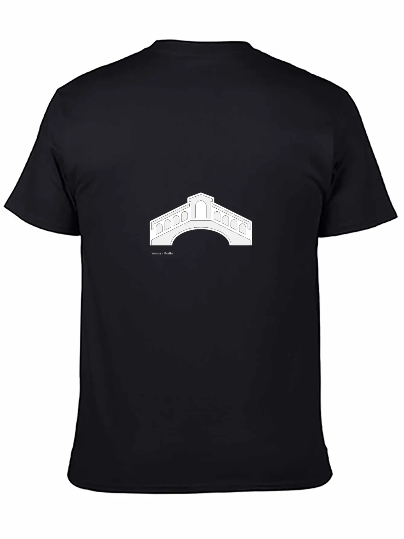 Venice Rialto Bridge City Icon Casual Graphic T-Shirt – Simple And Comfortable Daily Wear