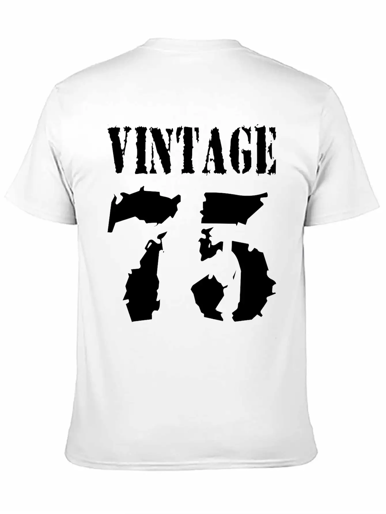 Vintage 1975 - Vintage 75 - Party Vector Essential Unisex Summer Tee – Soft Cotton Casual Fit