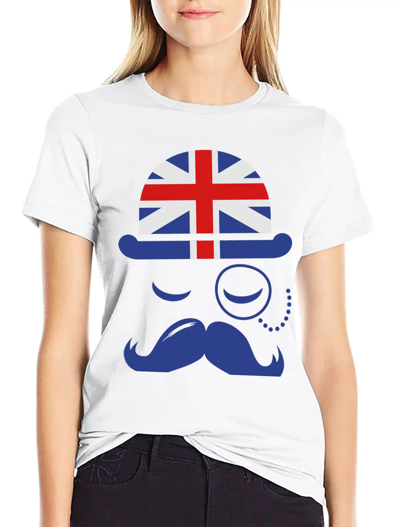 Vintage English Gentleman Sir Boss With Moustache Classic Cotton Tee – Unisex Comfort For Any Season