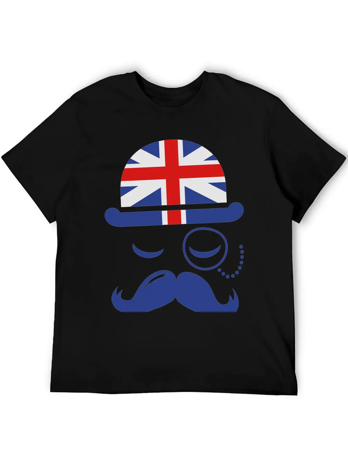 Vintage English Gentleman Sir Boss With Moustache Classic Cotton Tee – Unisex Comfort For Any Season