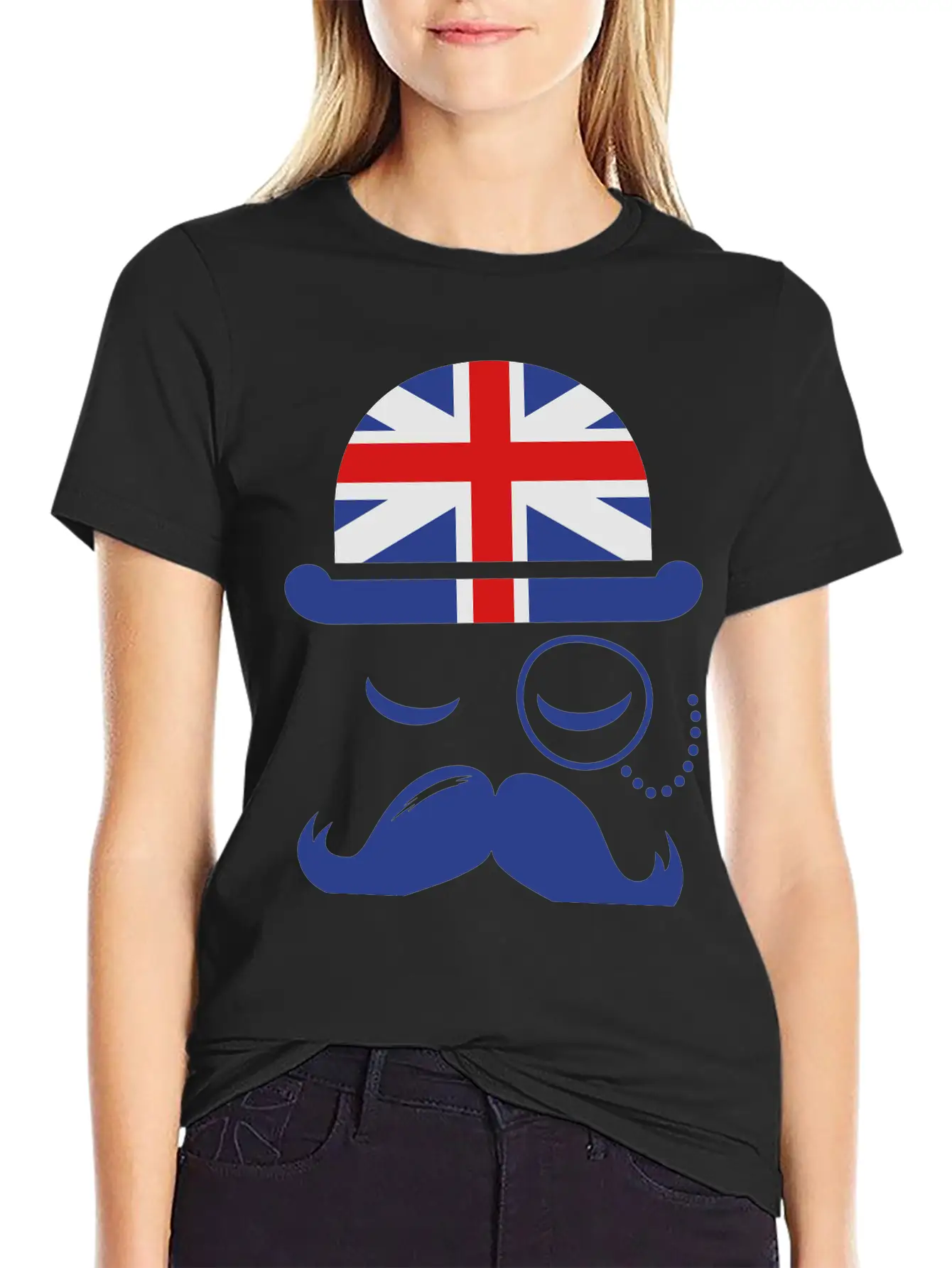 Vintage English Gentleman Sir Boss With Moustache Classic Cotton Tee – Unisex Comfort For Any Season