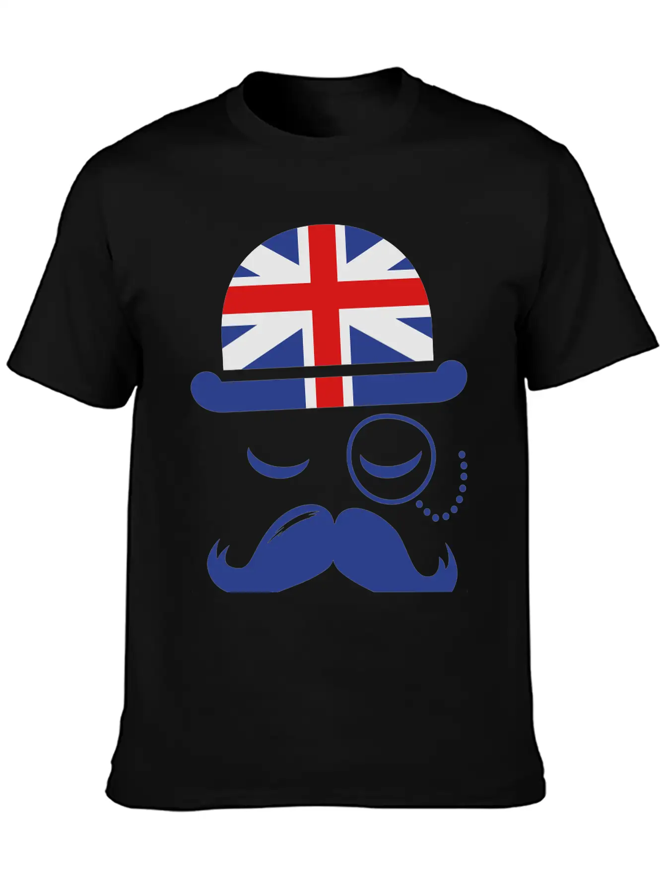 Vintage English Gentleman Sir Boss With Moustache Classic Cotton Tee – Unisex Comfort For Any Season