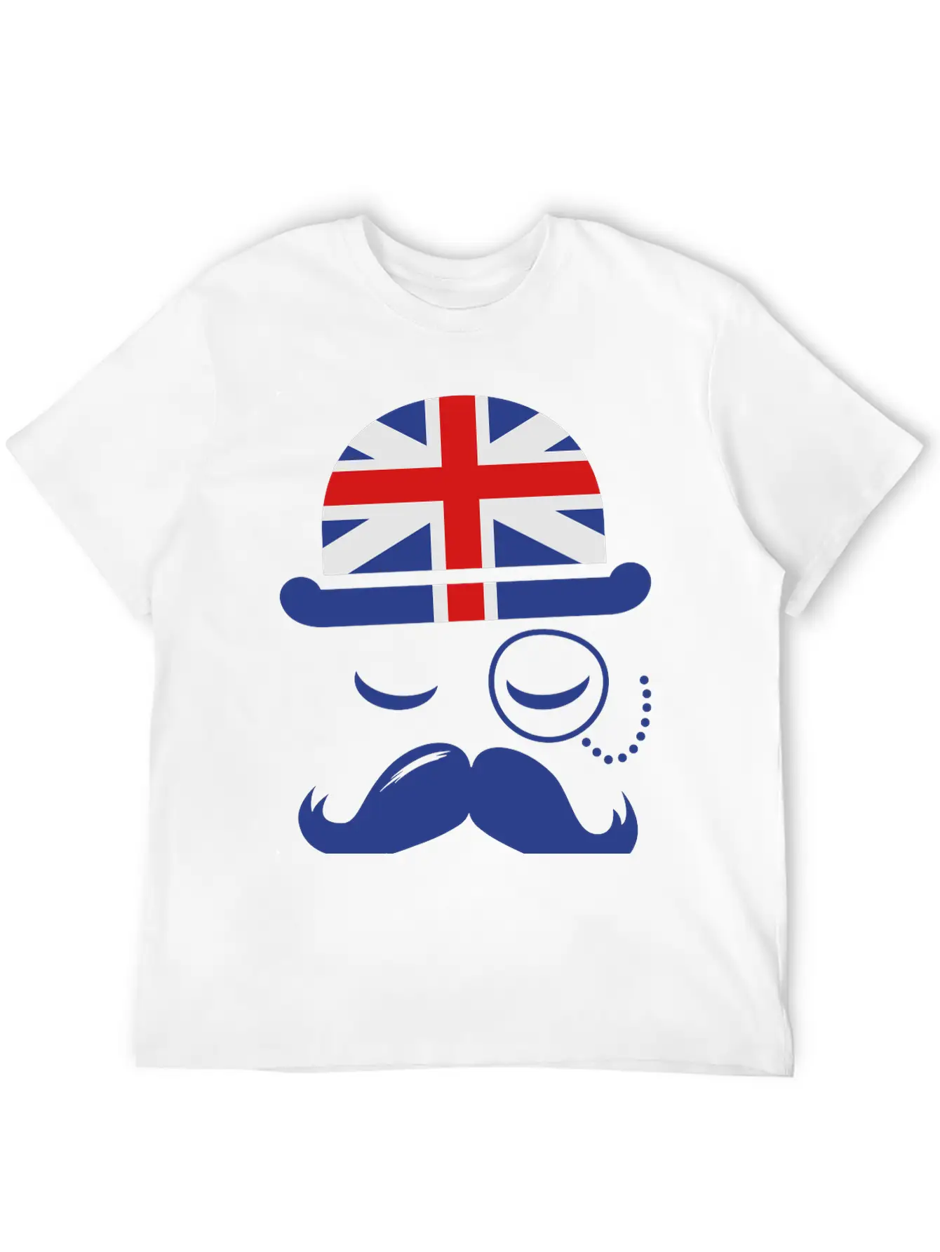 Vintage English Gentleman Sir Boss With Moustache Classic Cotton Tee – Unisex Comfort For Any Season