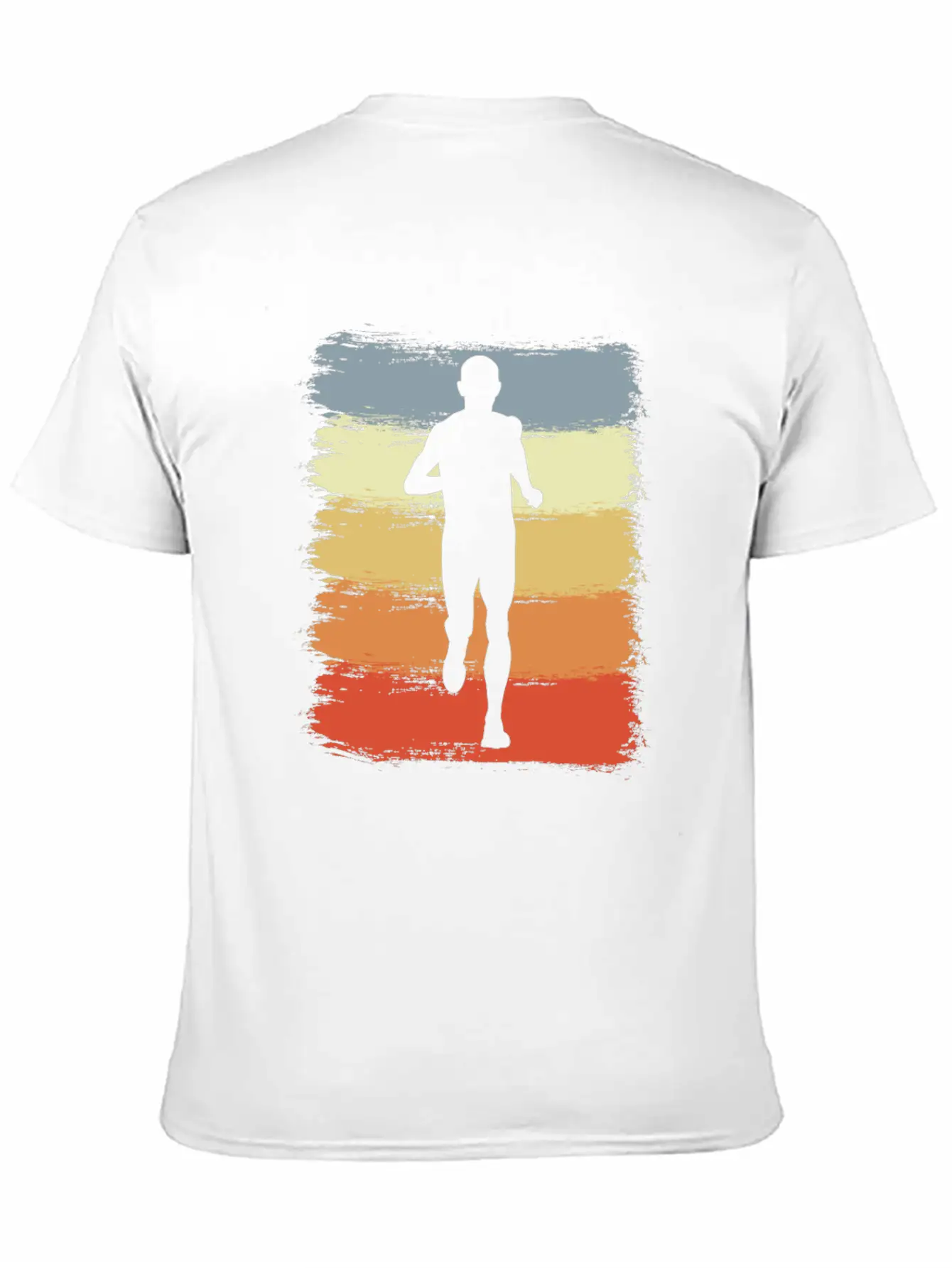 Vintage Running Athlete Sketch Classic Cotton Tee – Unisex Comfort For Any Season
