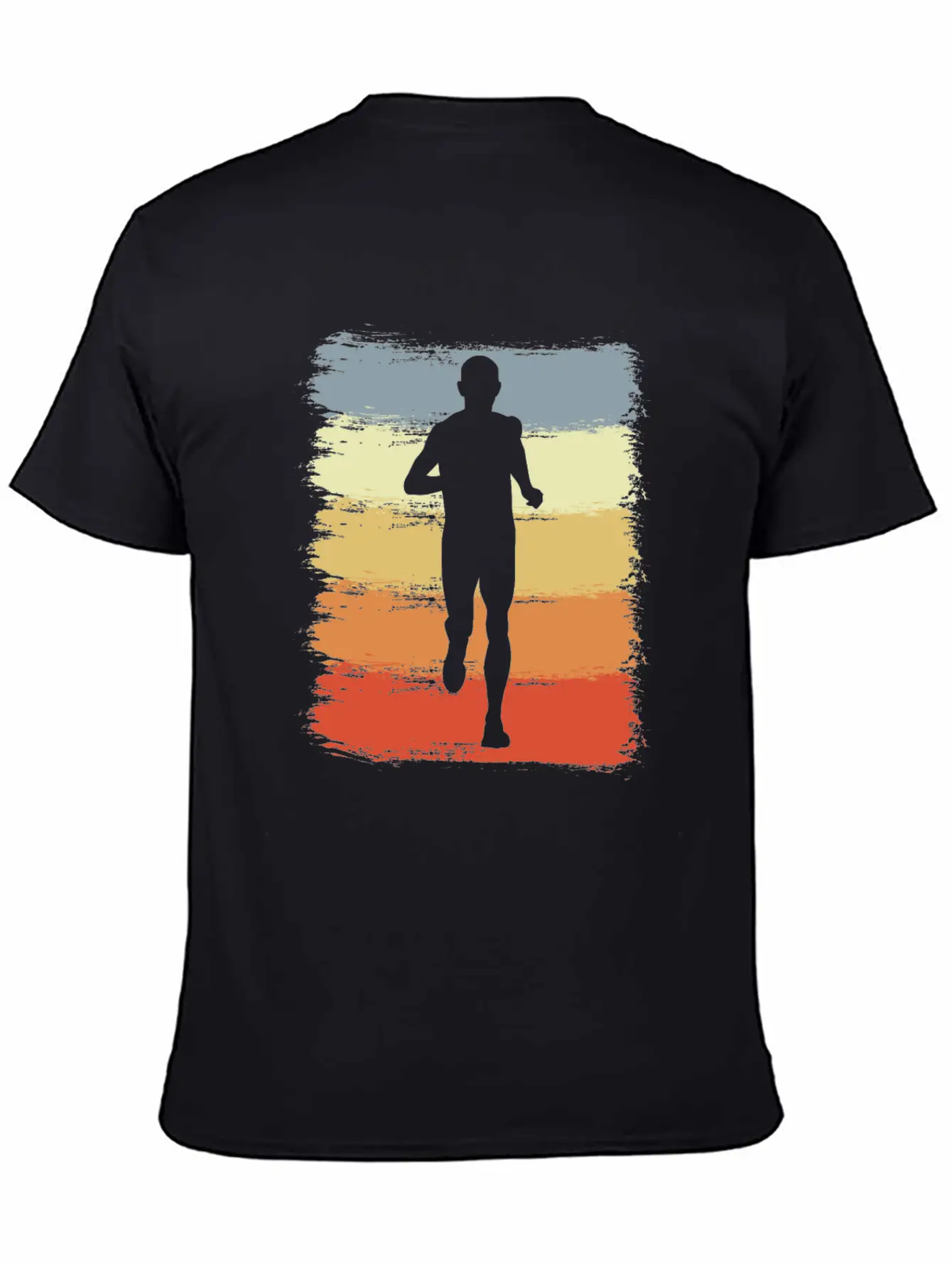Vintage Running Athlete Sketch Classic Cotton Tee – Unisex Comfort For Any Season