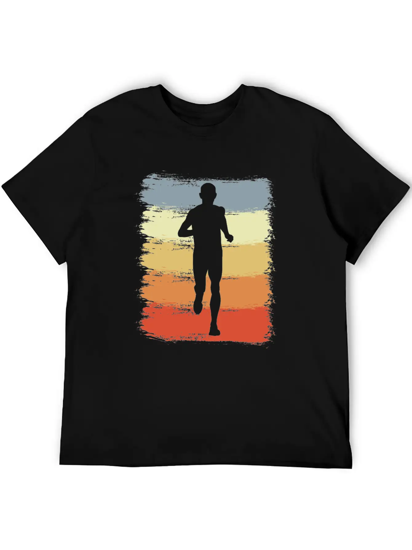 Vintage Running Athlete Sketch Classic Cotton Tee – Unisex Comfort For Any Season