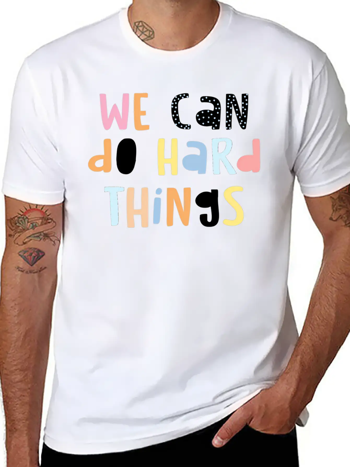 We Can Do Hard-Things Teacher Back To School Classic Cotton Tee – Unisex Comfort For Any Season