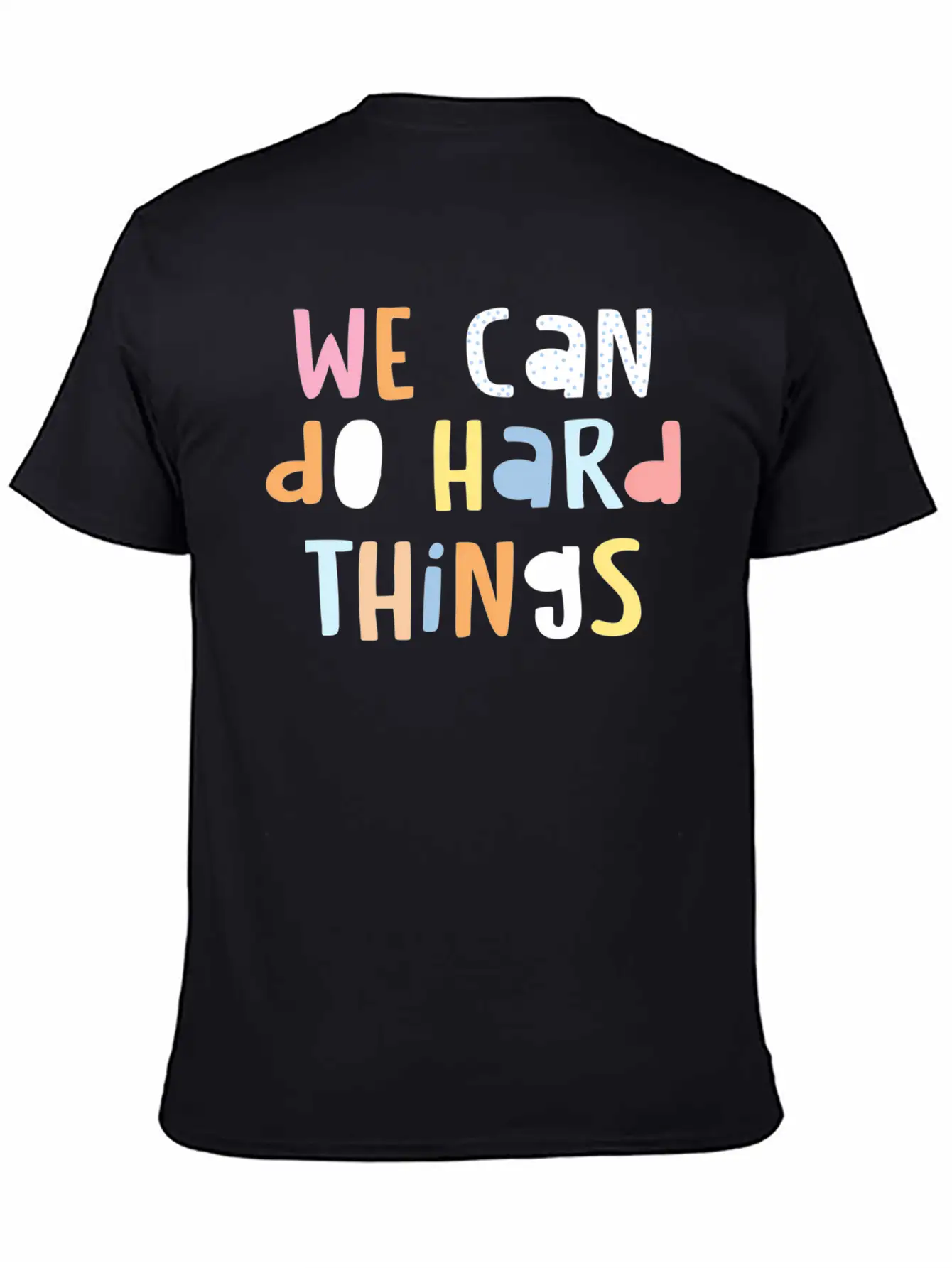 We Can Do Hard-Things Teacher Back To School Classic Cotton Tee – Unisex Comfort For Any Season