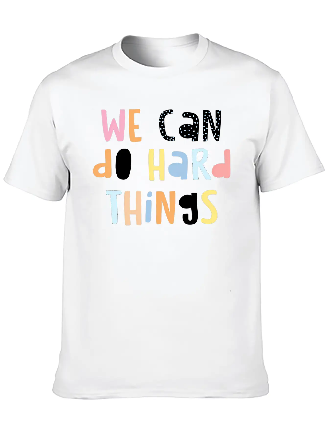 We Can Do Hard-Things Teacher Back To School Classic Cotton Tee – Unisex Comfort For Any Season