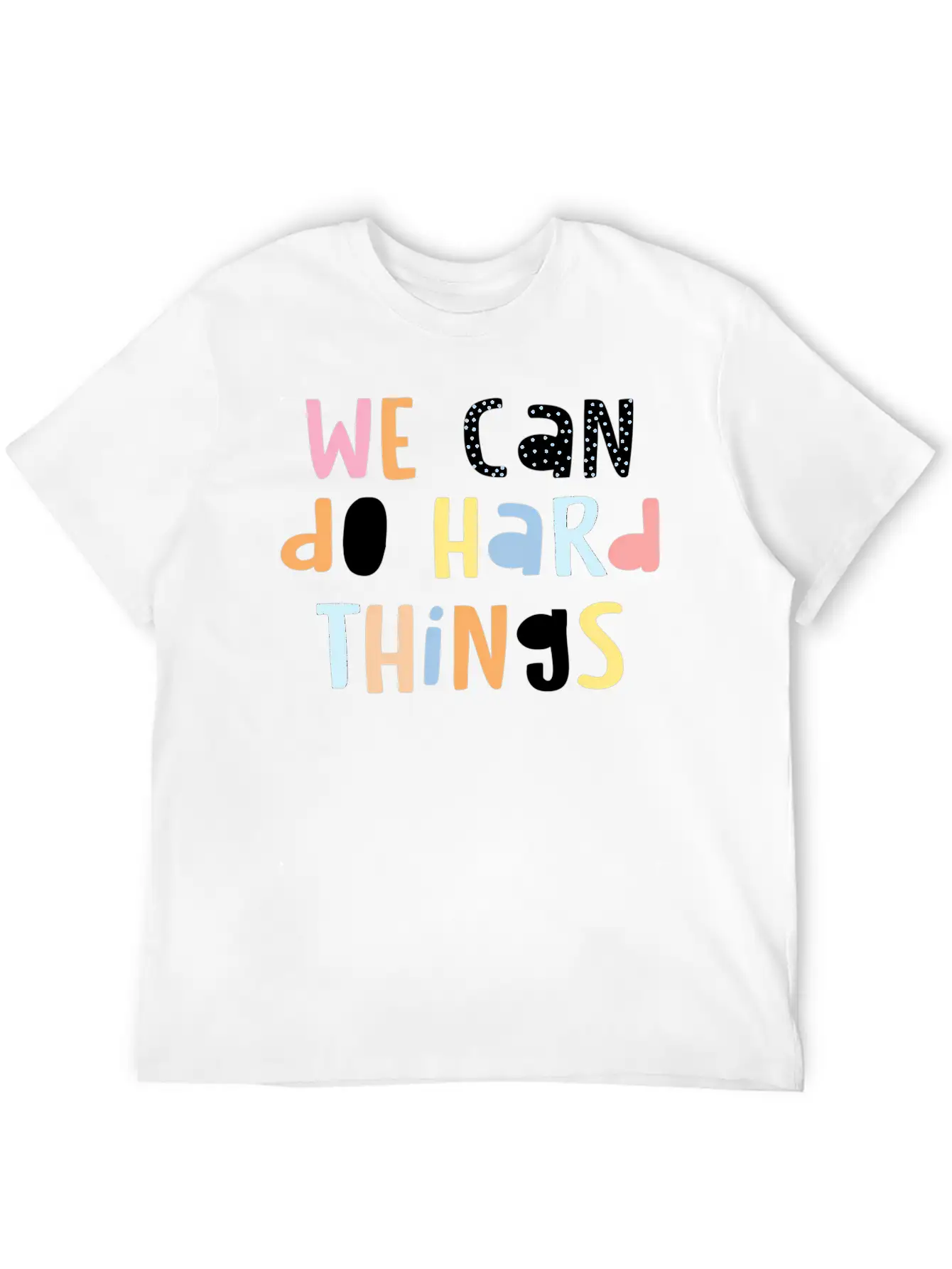 We Can Do Hard-Things Teacher Back To School Classic Cotton Tee – Unisex Comfort For Any Season