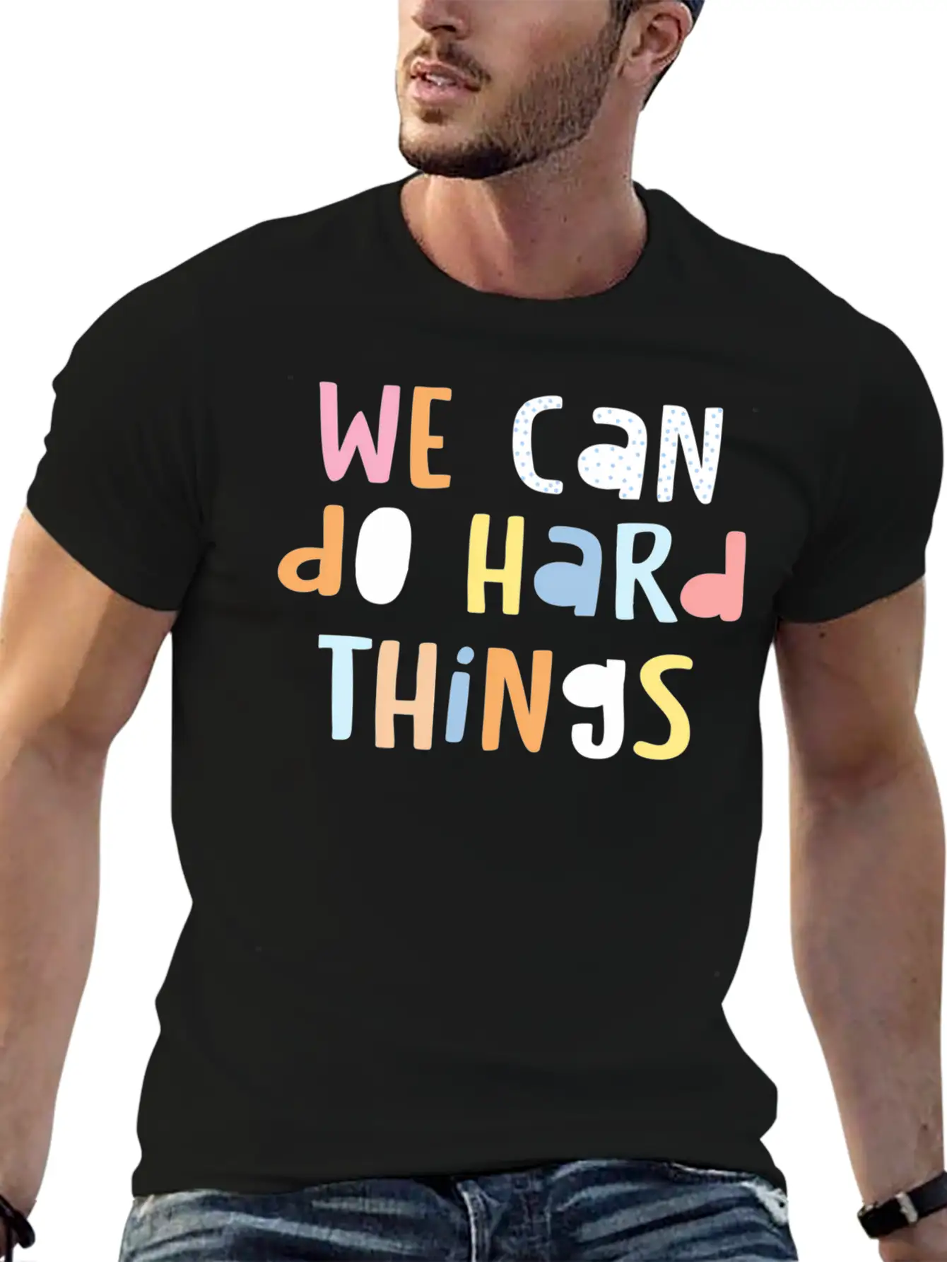 We Can Do Hard-Things Teacher Back To School Classic Cotton Tee – Unisex Comfort For Any Season