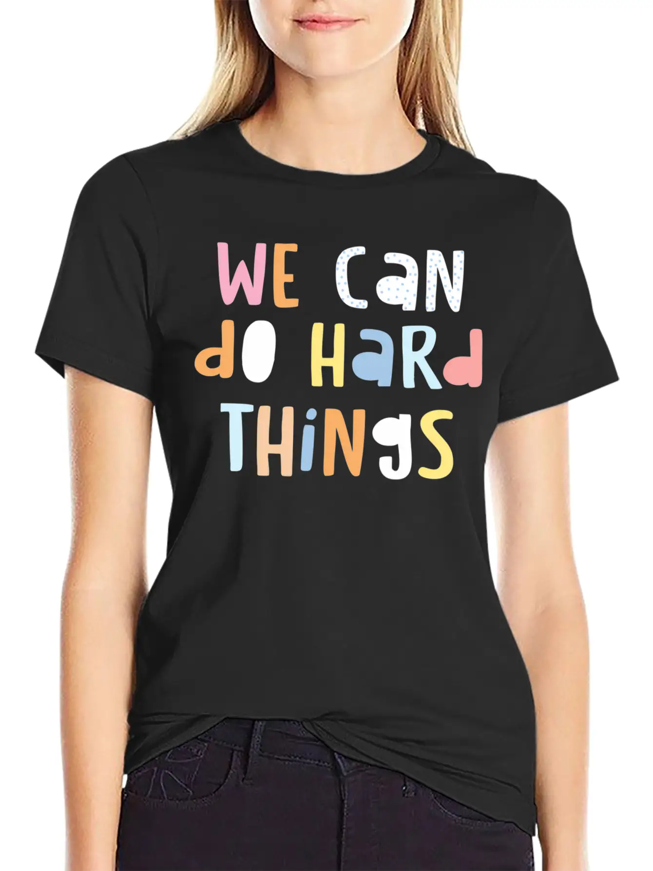 We Can Do Hard-Things Teacher Back To School Classic Cotton Tee – Unisex Comfort For Any Season