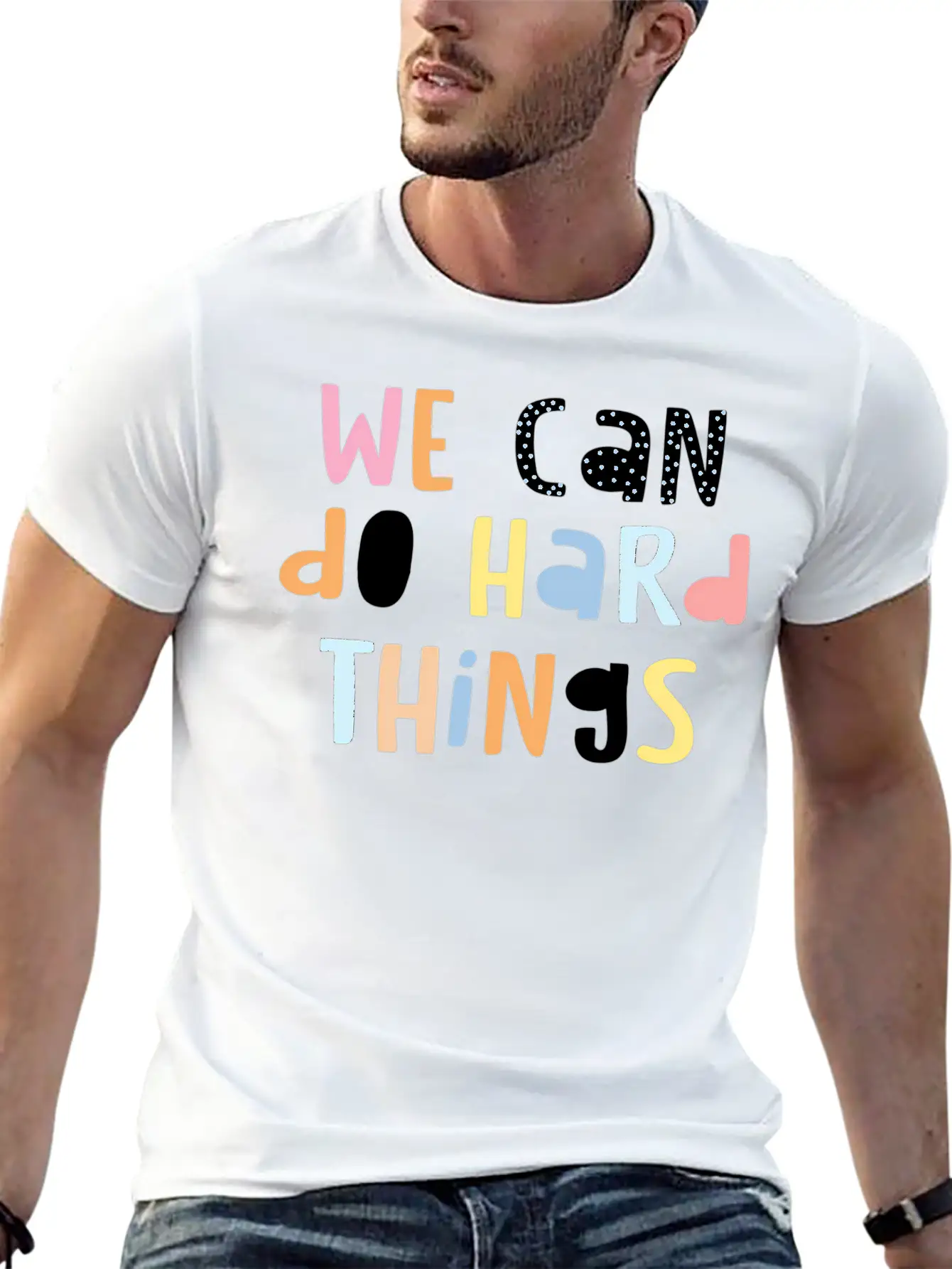 We Can Do Hard-Things Teacher Back To School Classic Cotton Tee – Unisex Comfort For Any Season
