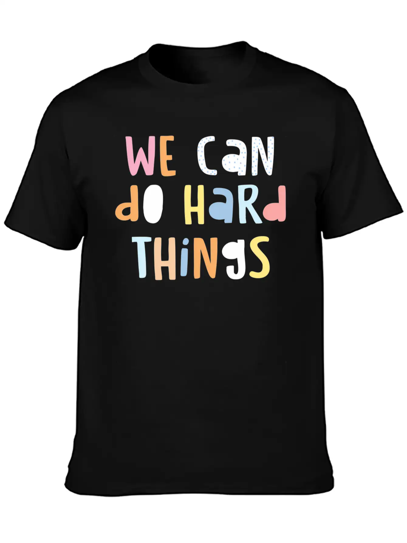 We Can Do Hard-Things Teacher Back To School Classic Cotton Tee – Unisex Comfort For Any Season