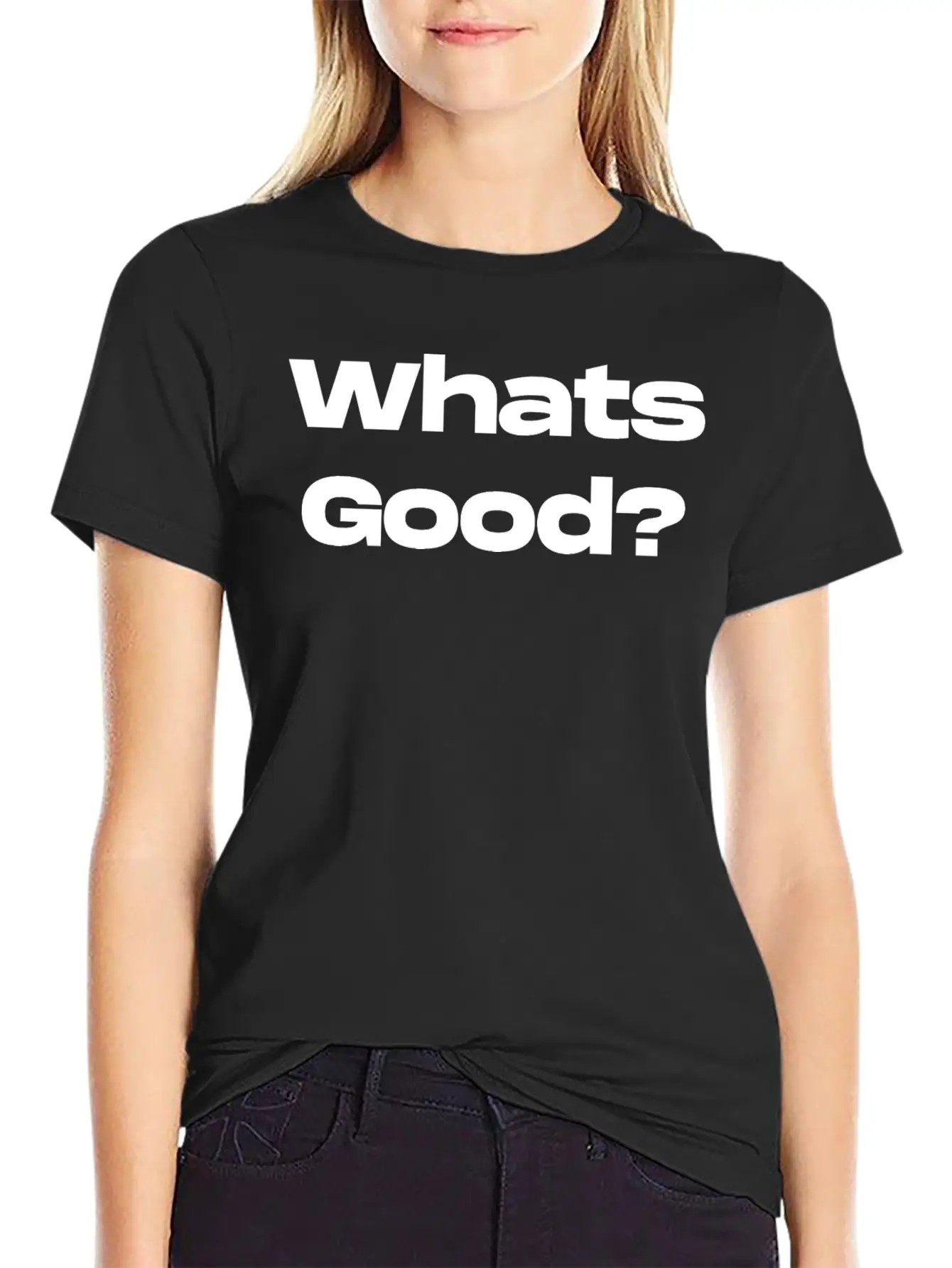 Whats Good Classic Cotton Tee – Unisex Comfort For Any Season