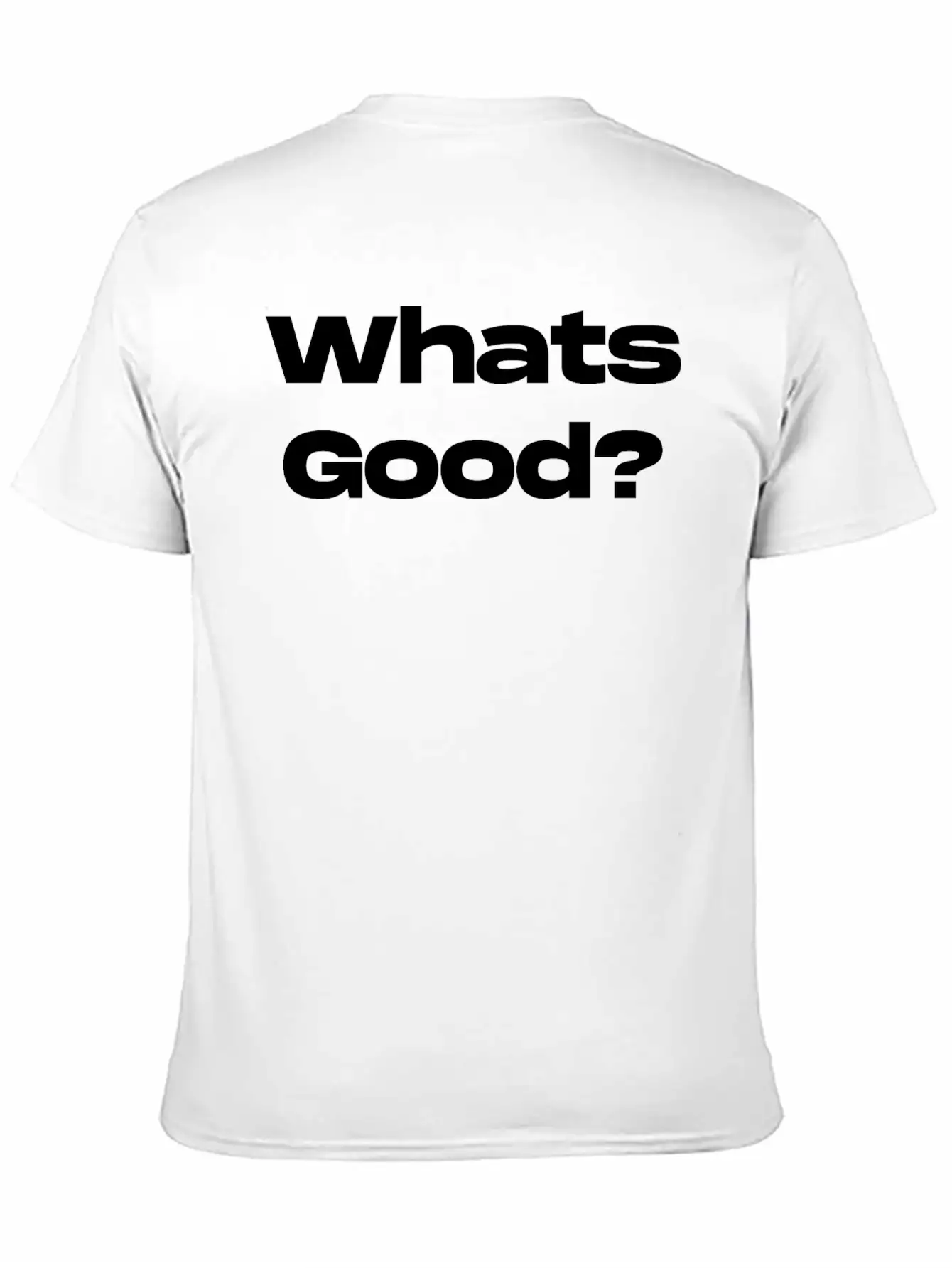 Whats Good Classic Cotton Tee – Unisex Comfort For Any Season