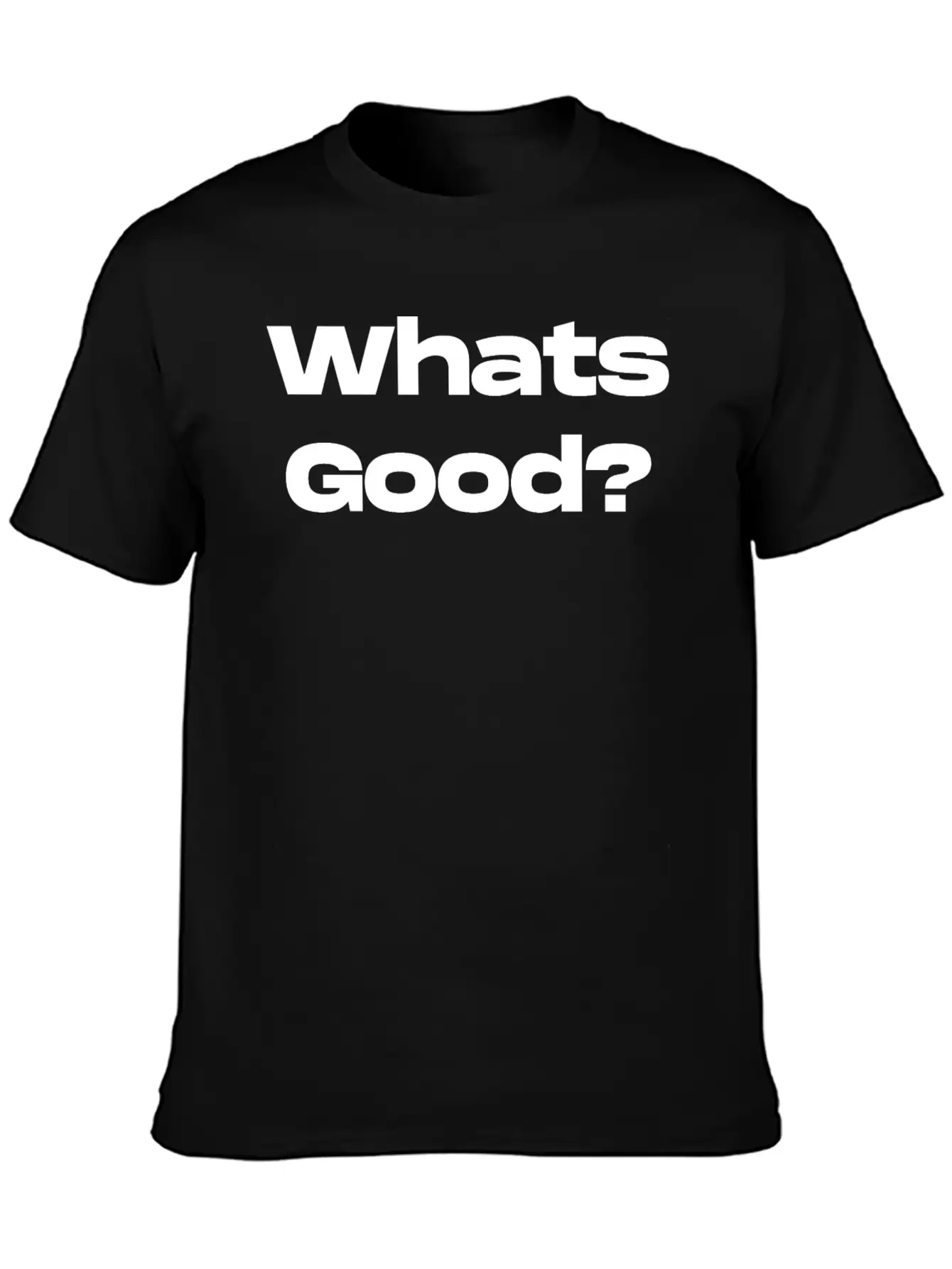 Whats Good Classic Cotton Tee – Unisex Comfort For Any Season