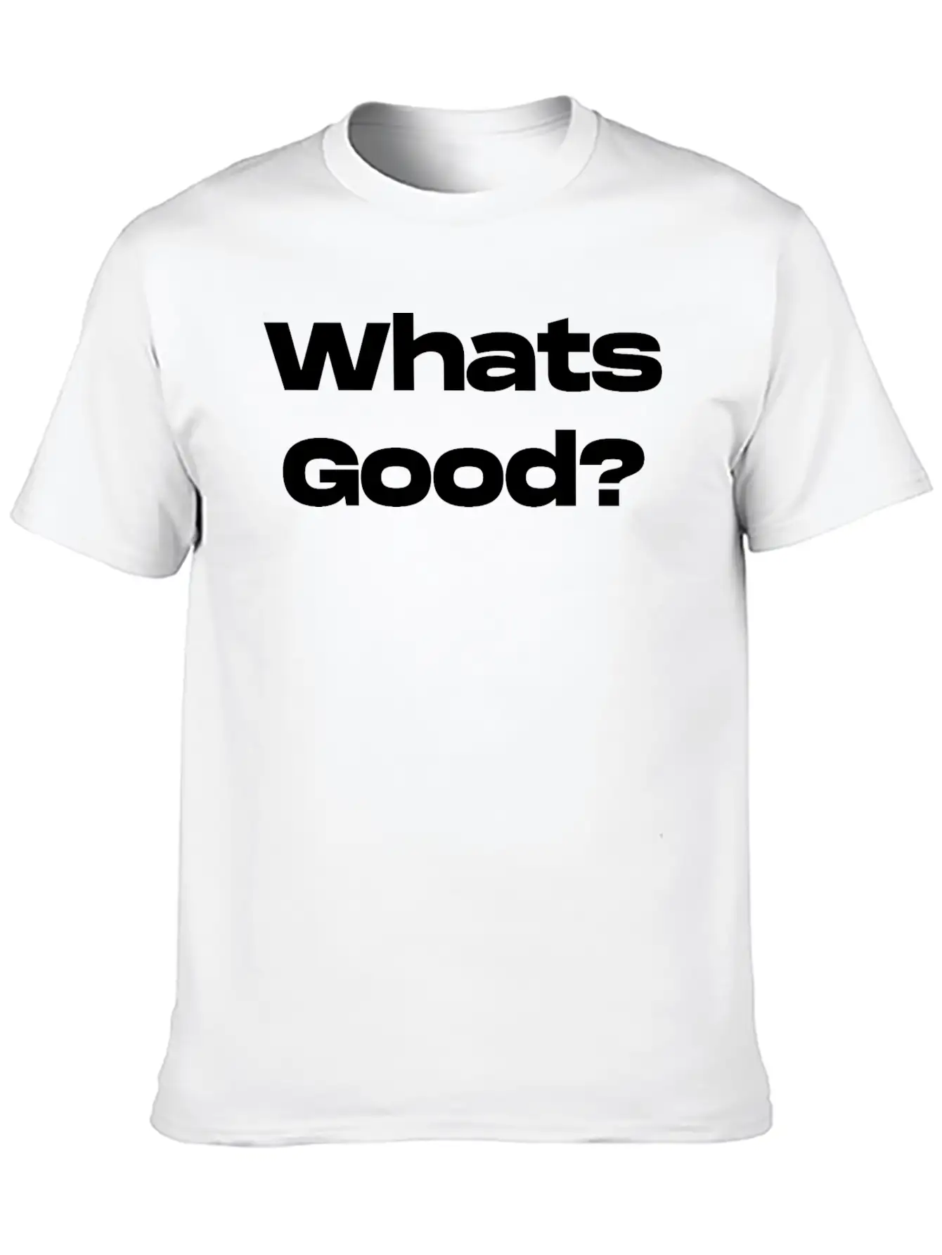 Whats Good Classic Cotton Tee – Unisex Comfort For Any Season