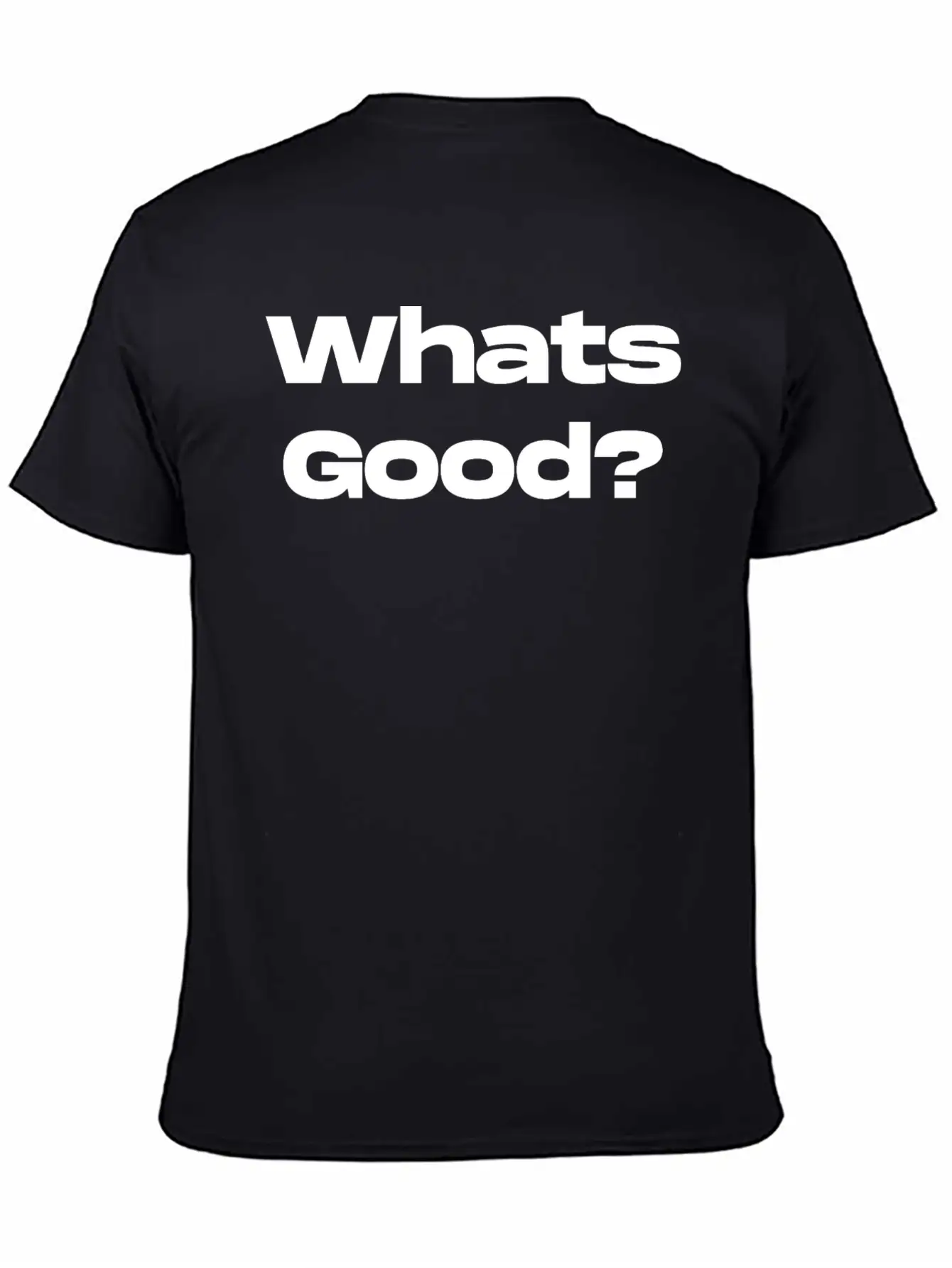 Whats Good Classic Cotton Tee – Unisex Comfort For Any Season