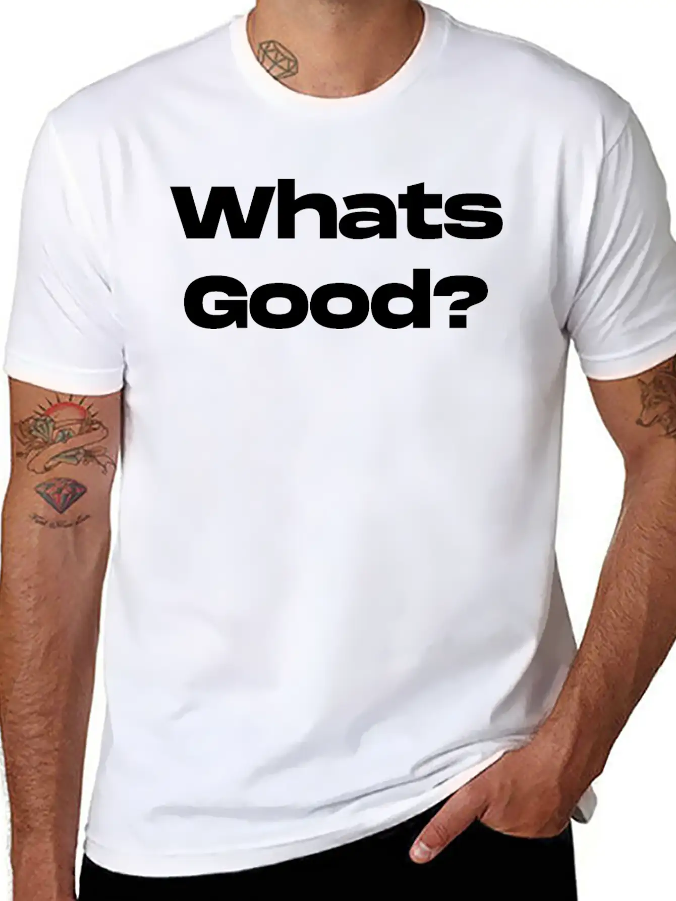 Whats Good Classic Cotton Tee – Unisex Comfort For Any Season