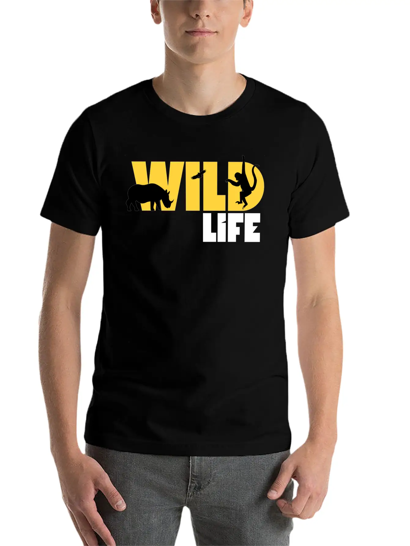Wild Life Casual Graphic T-Shirt – Simple And Comfortable Daily Wear