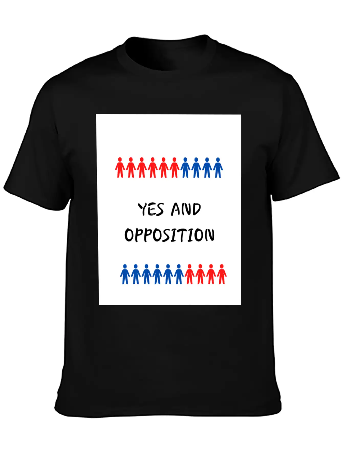 Yes And Opposition Classic Cotton Tee – Unisex Comfort For Any Season