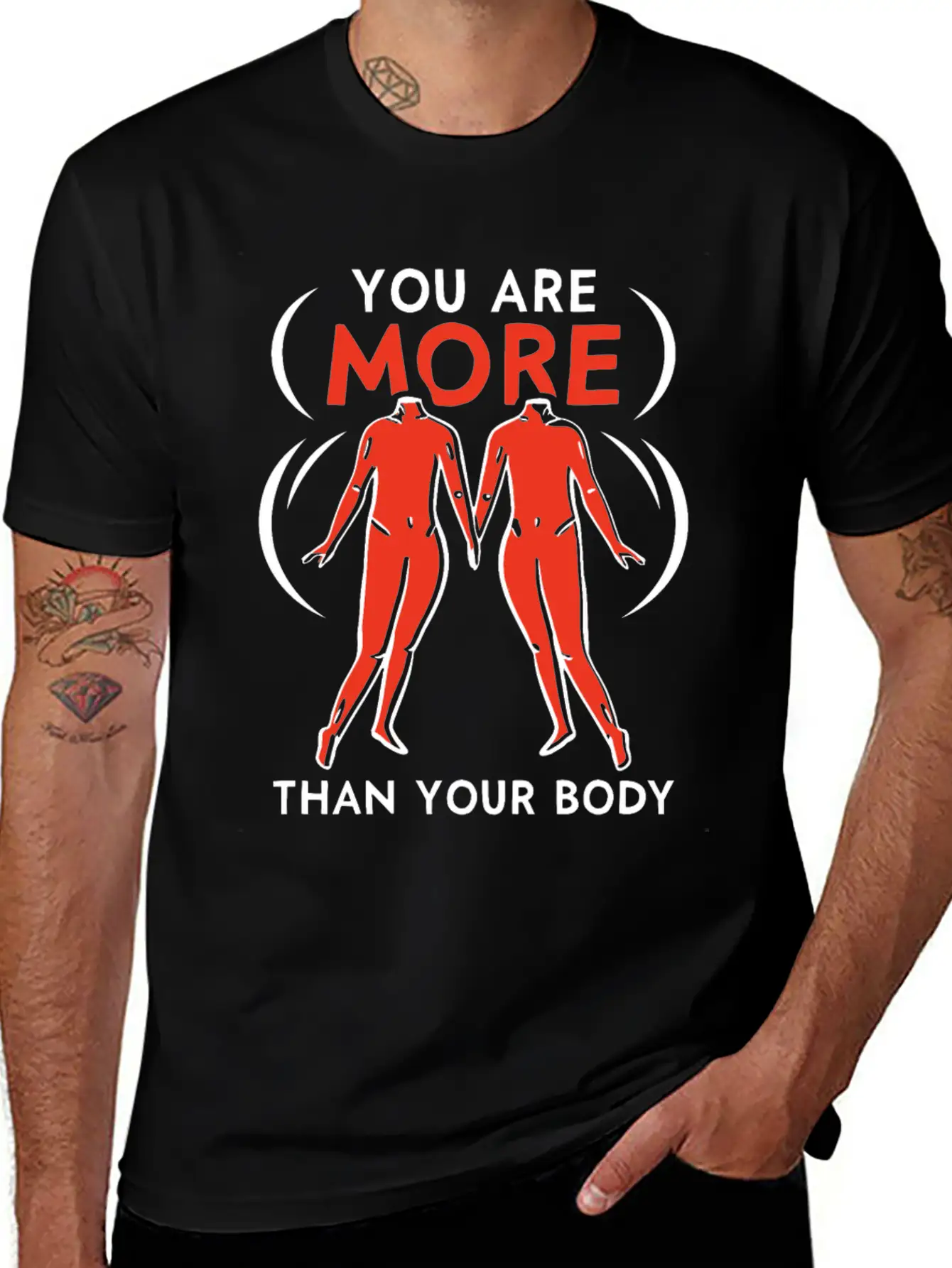You Are More Than Your Body Mocking Body Shaming Classic Cotton Tee – Unisex Comfort For Any Season
